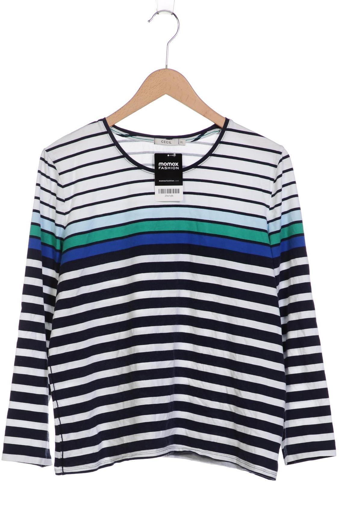 

Cecil Damen Langarmshirt, marineblau, Gr. 44