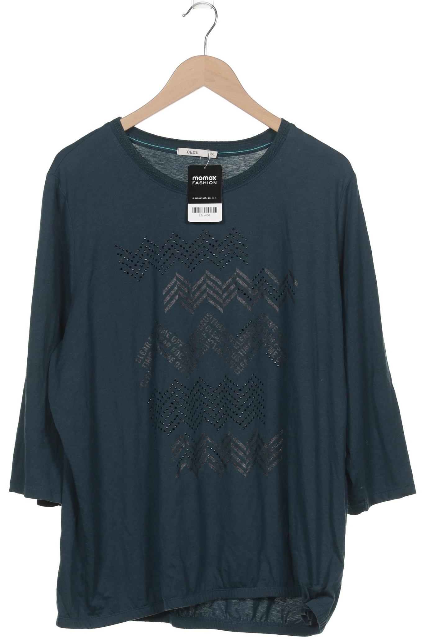 

Cecil Damen Langarmshirt, grün, Gr. 46