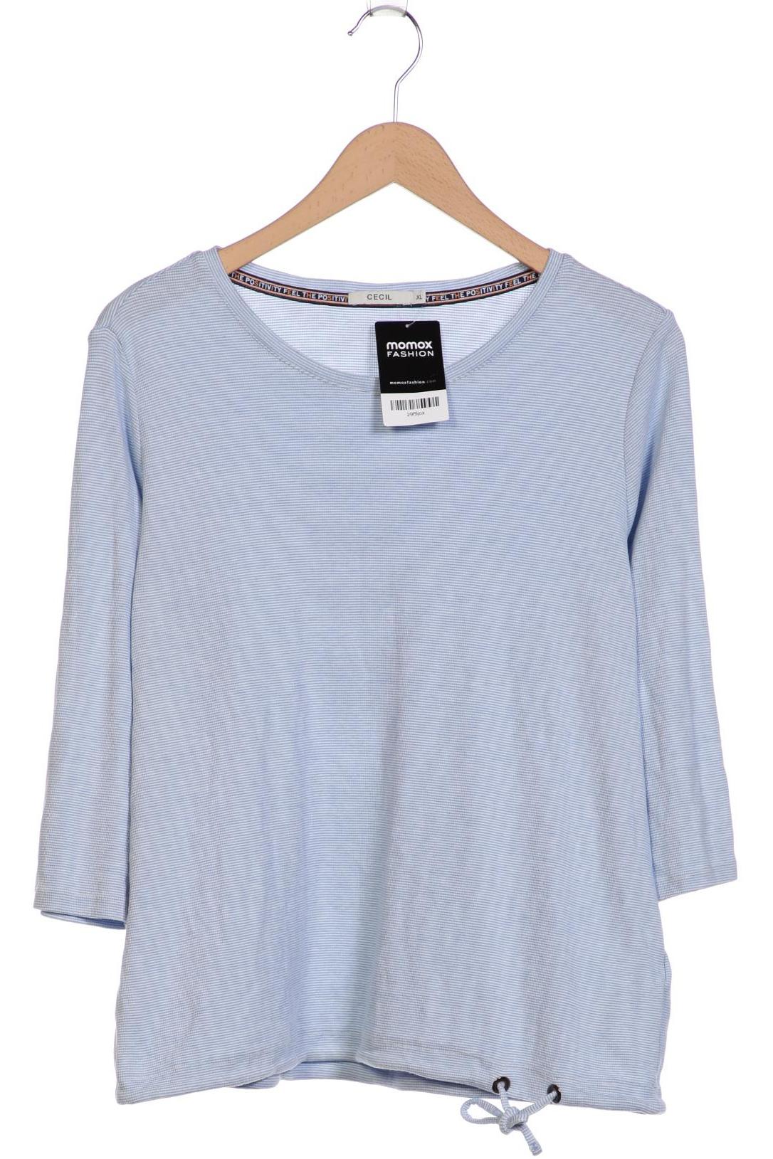 

Cecil Damen Langarmshirt, hellblau, Gr. 44