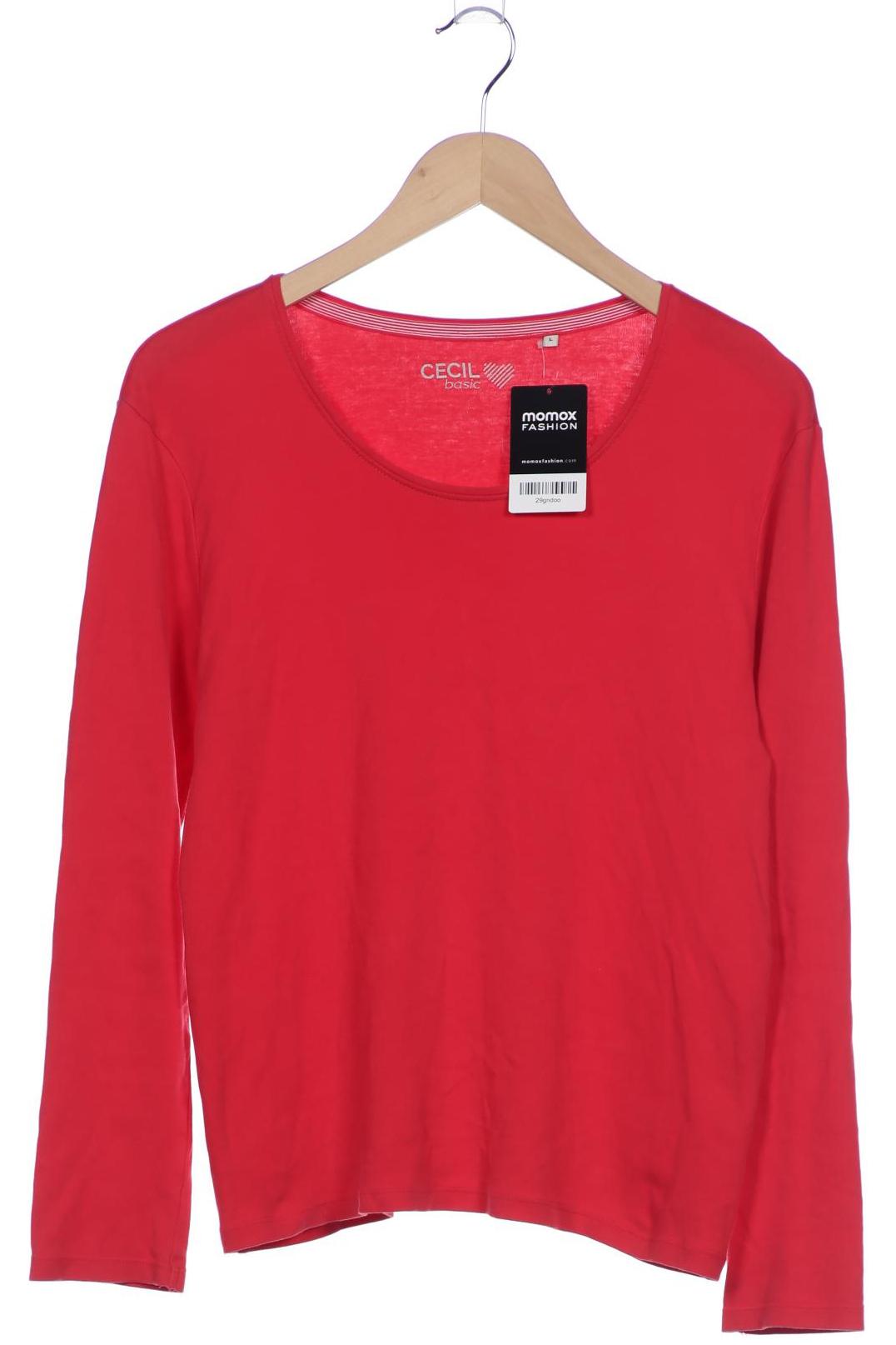 

Cecil Damen Langarmshirt, pink, Gr. 42