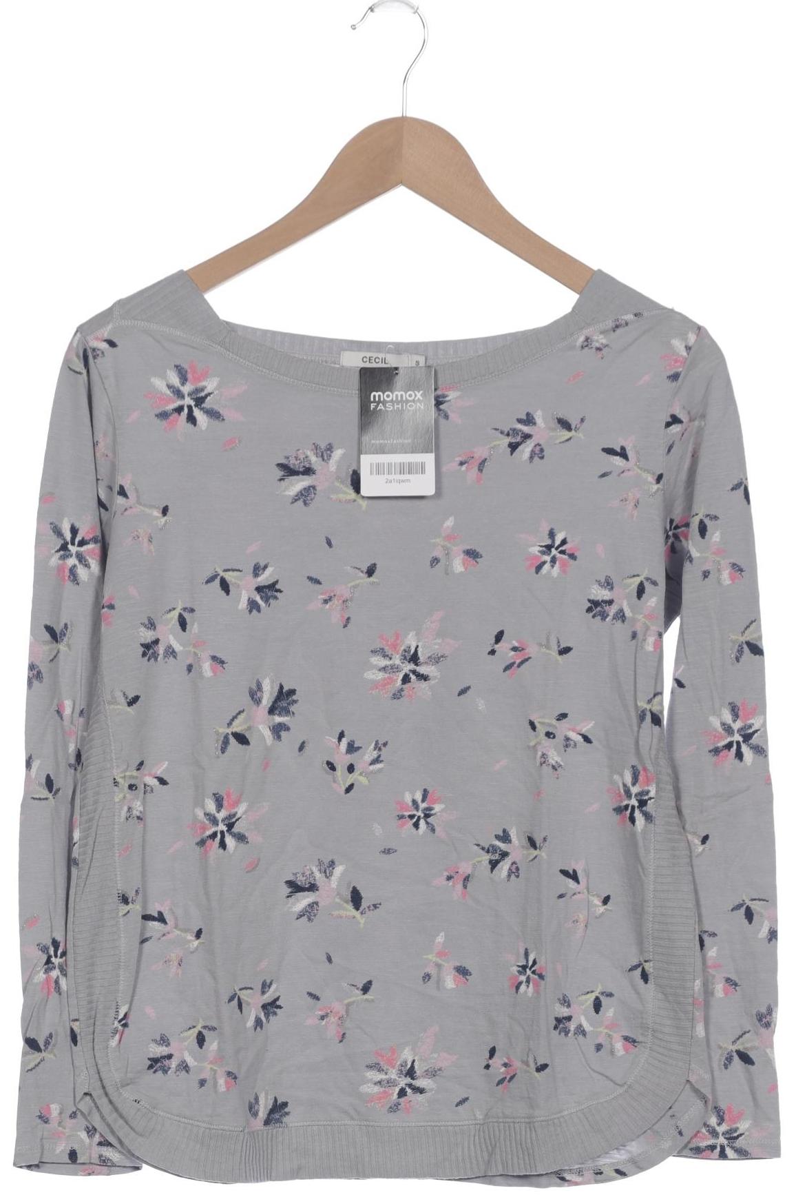 

Cecil Damen Langarmshirt, grau, Gr. 36