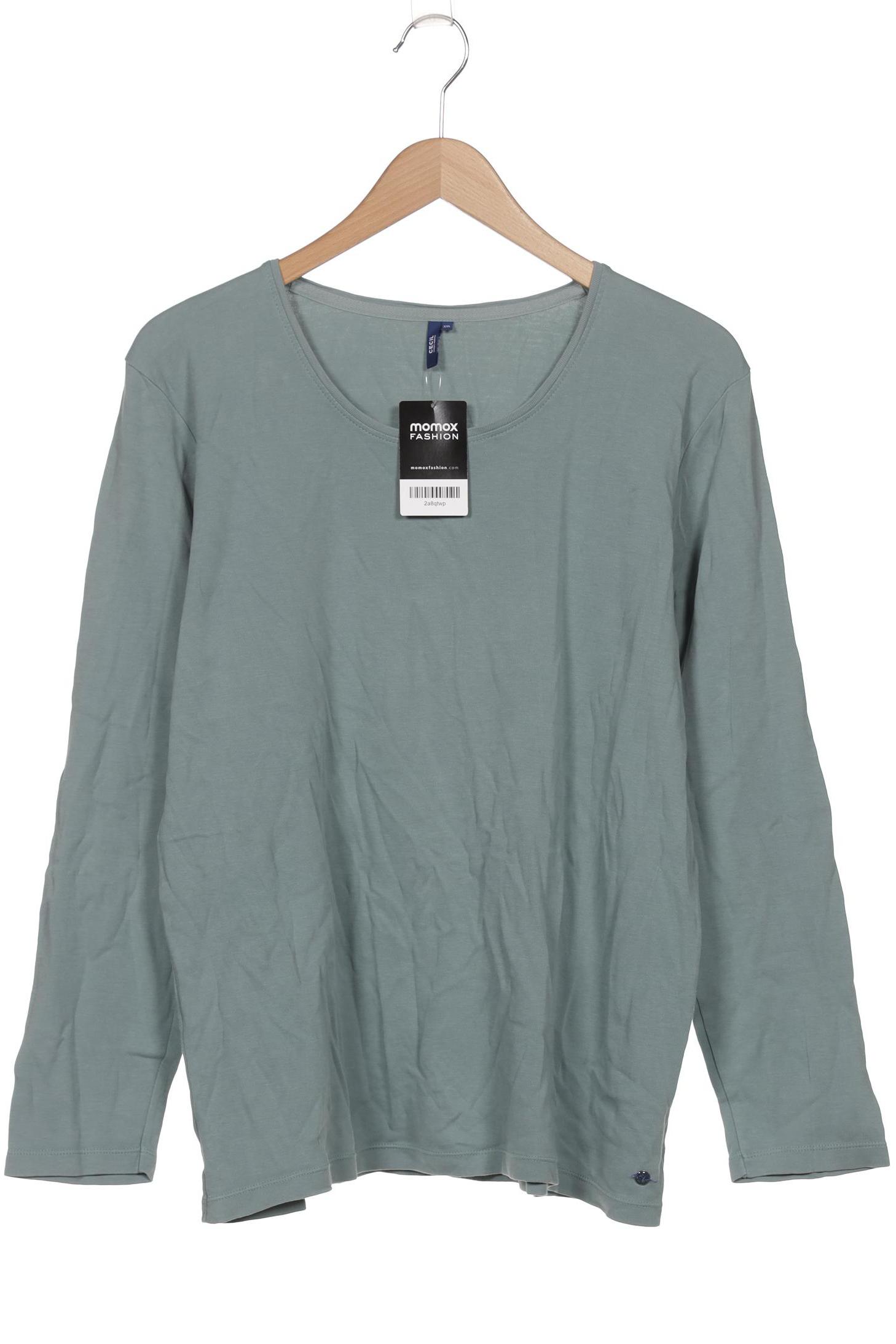 

Cecil Damen Langarmshirt, türkis, Gr. 46