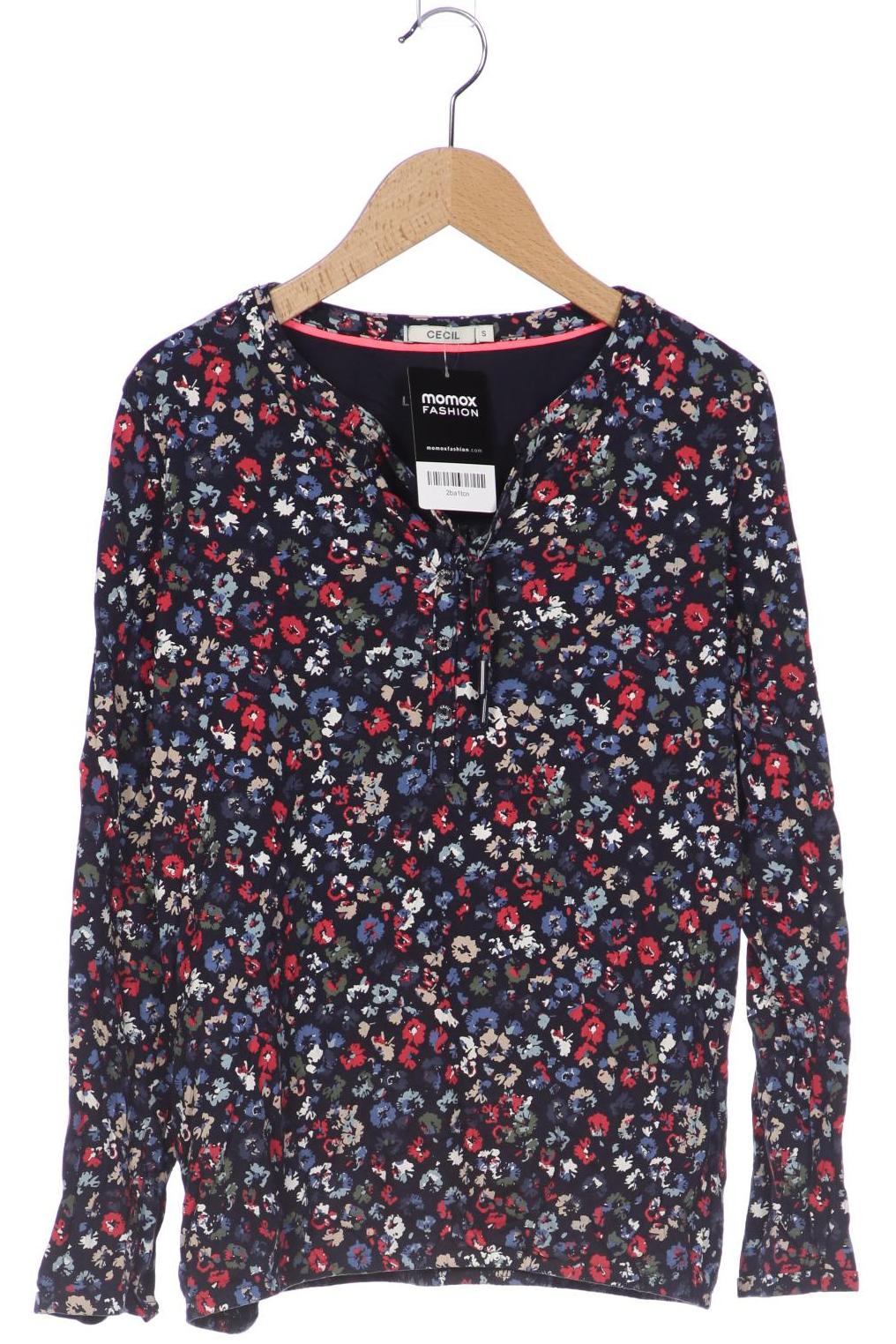 

Cecil Damen Langarmshirt, marineblau, Gr. 36