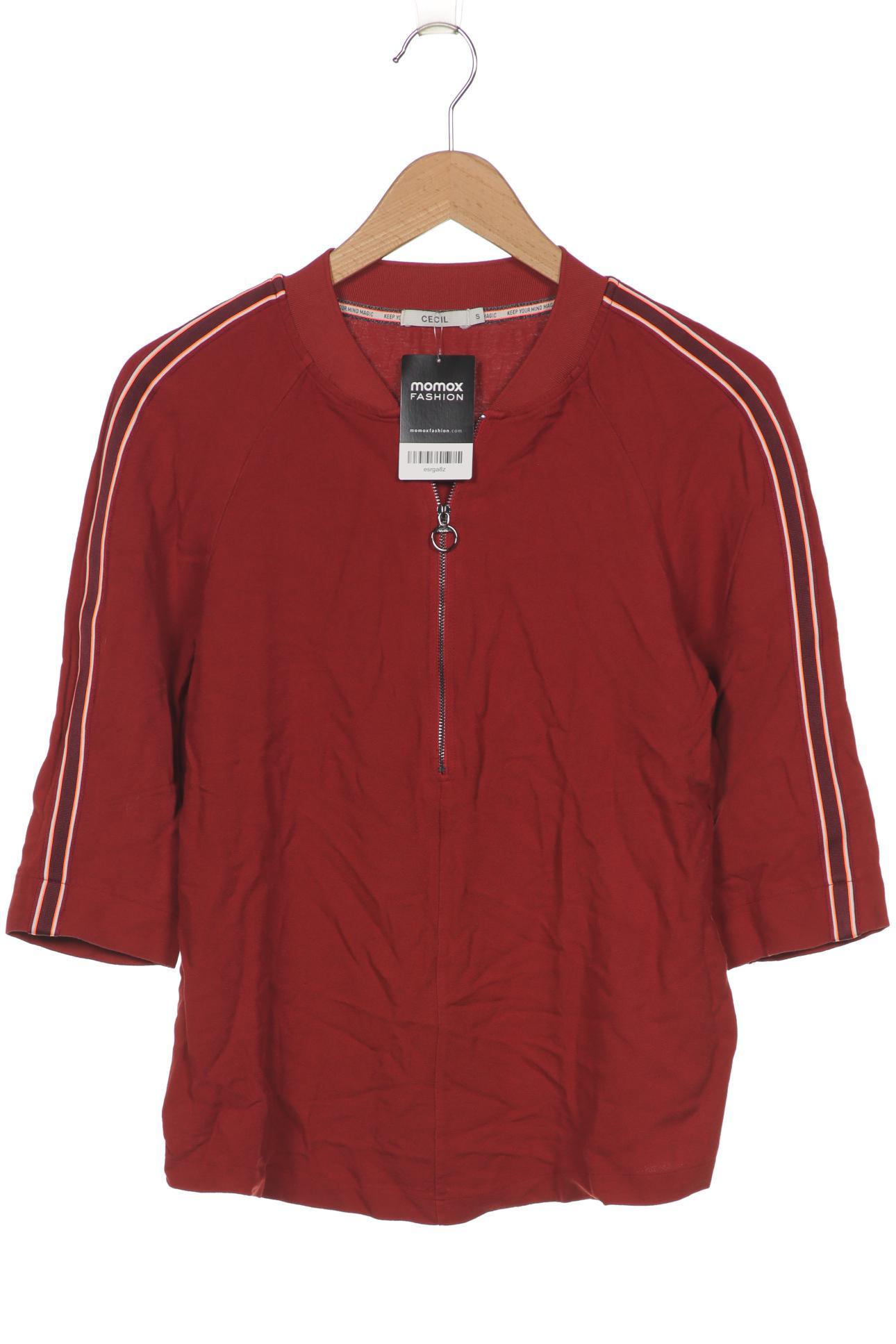 

CECIL Damen Langarmshirt, bordeaux
