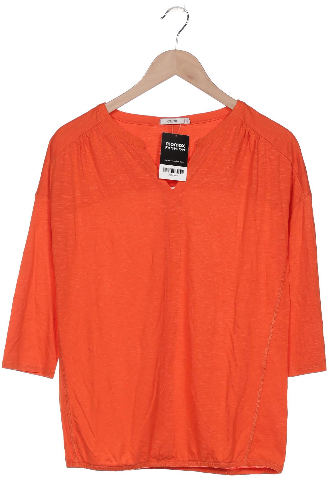 

Cecil Damen Langarmshirt, orange, Gr. 36