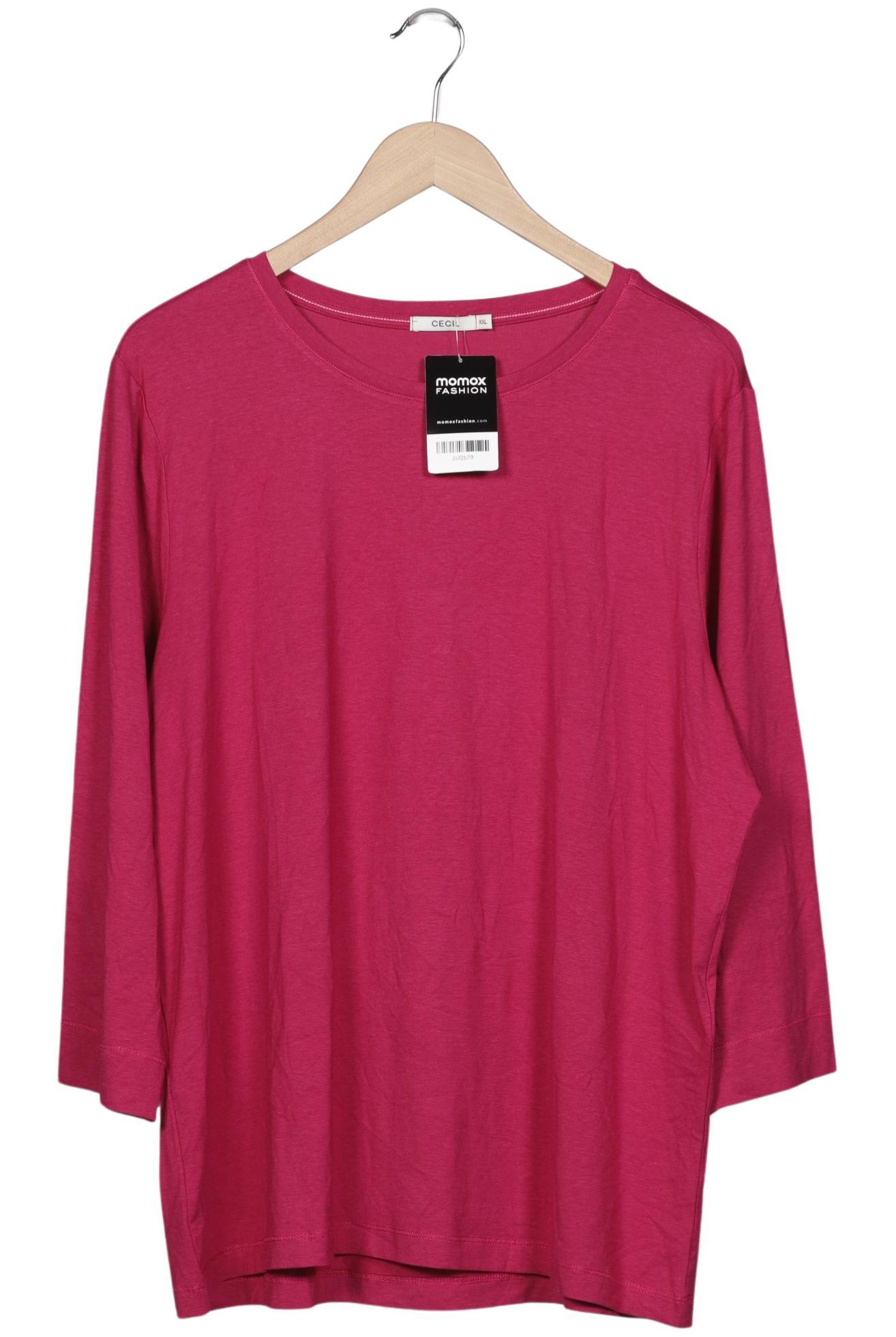 

Cecil Damen Langarmshirt, pink, Gr. 46