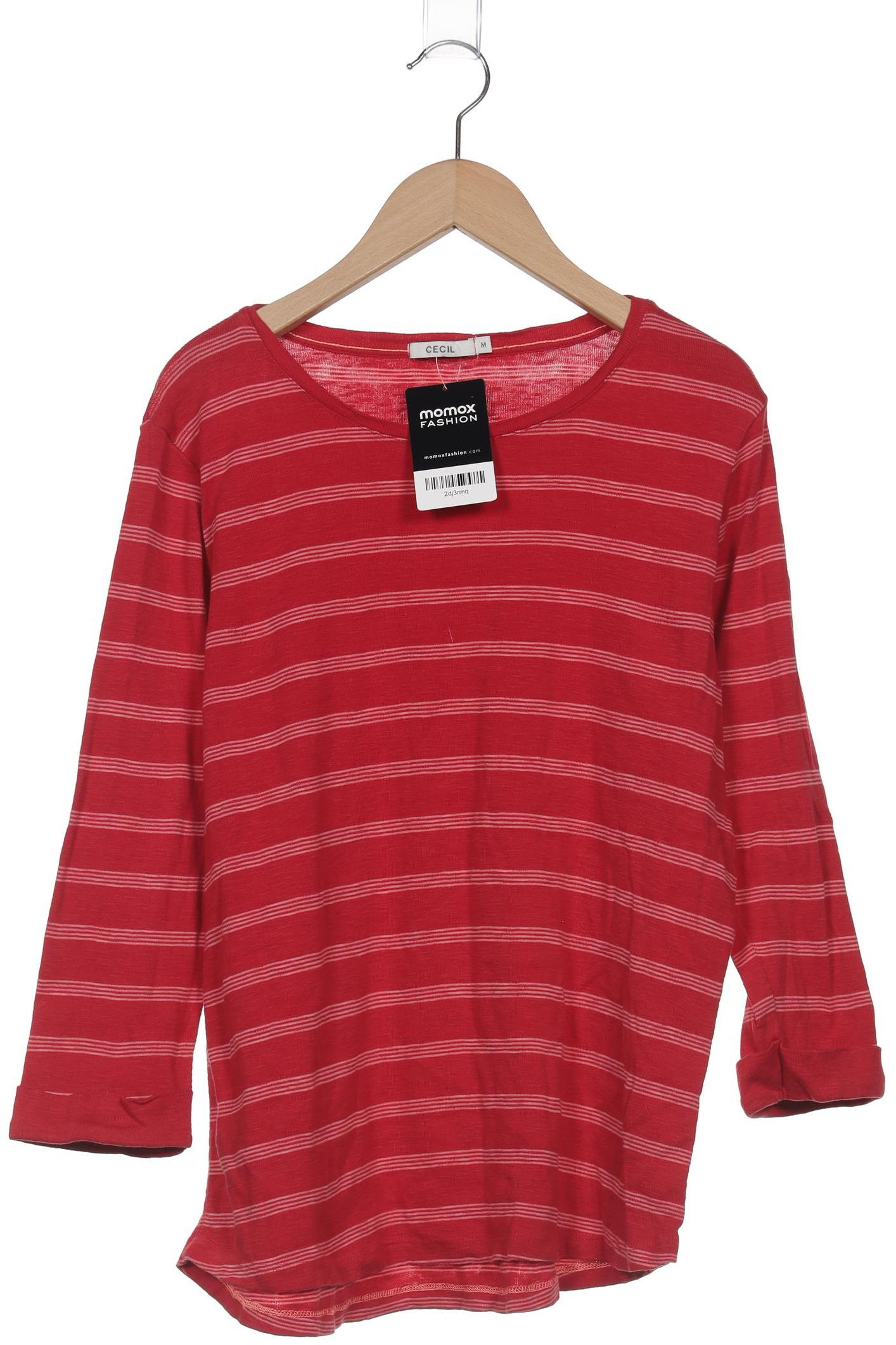 

Cecil Damen Langarmshirt, rot, Gr. 38