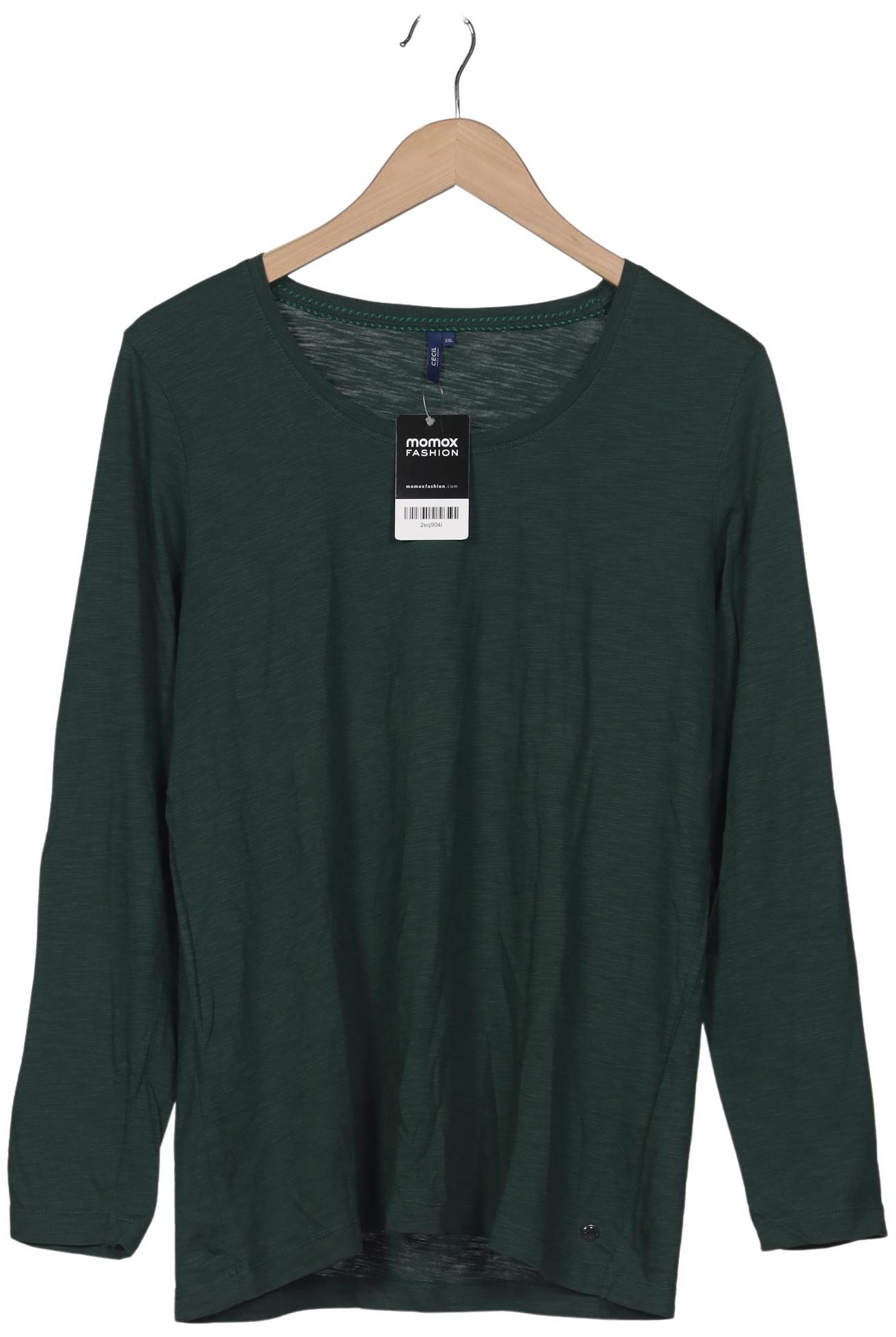 

Cecil Damen Langarmshirt, grün, Gr. 46