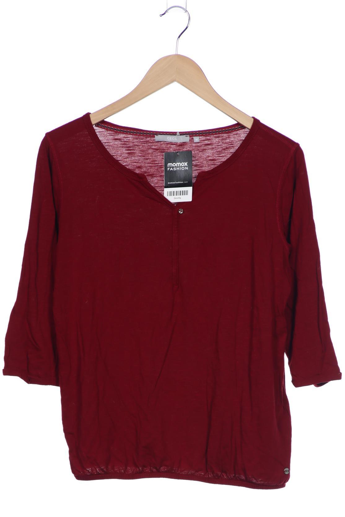 

Cecil Damen Langarmshirt, bordeaux, Gr. 38
