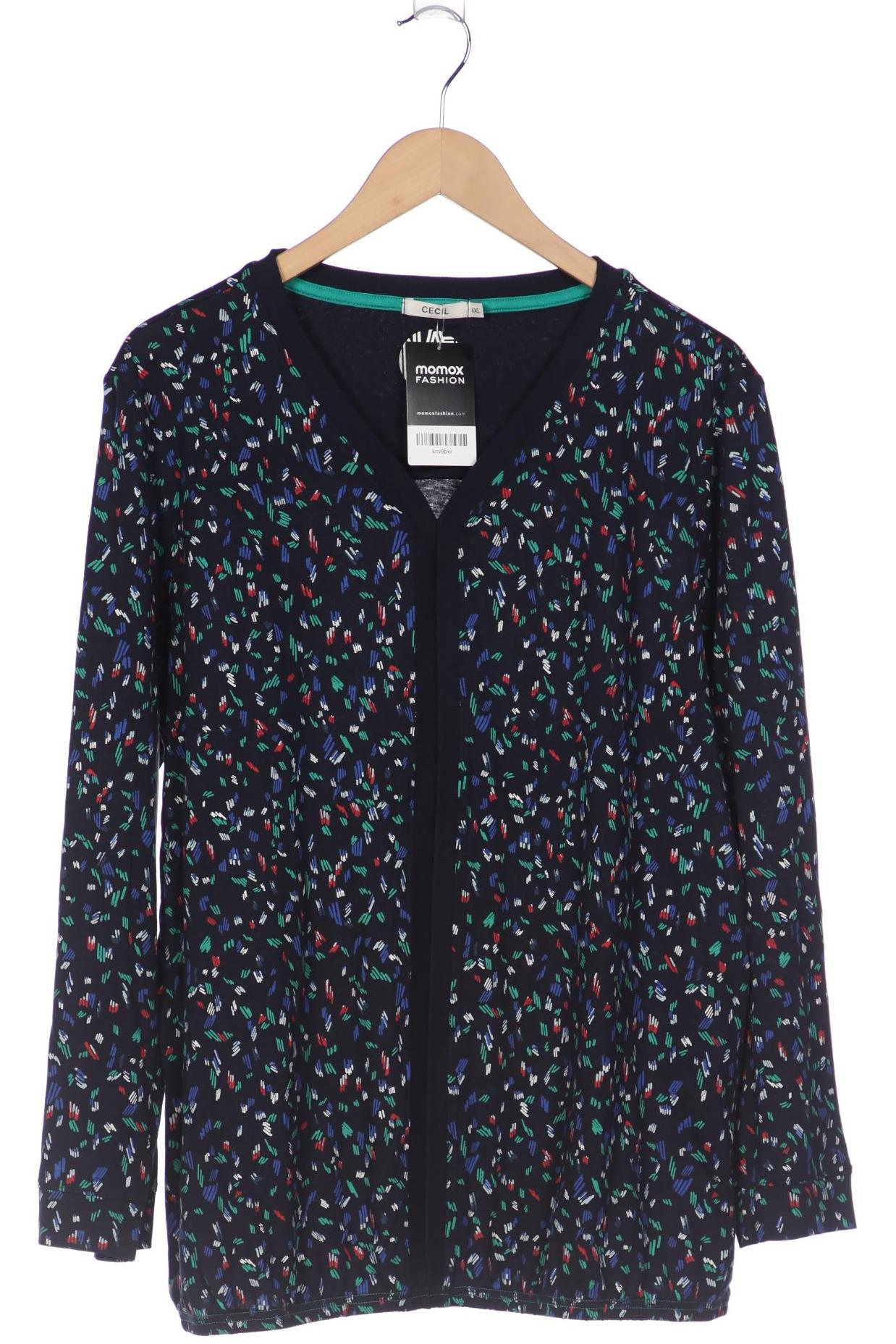 

Cecil Damen Langarmshirt, marineblau, Gr. 46
