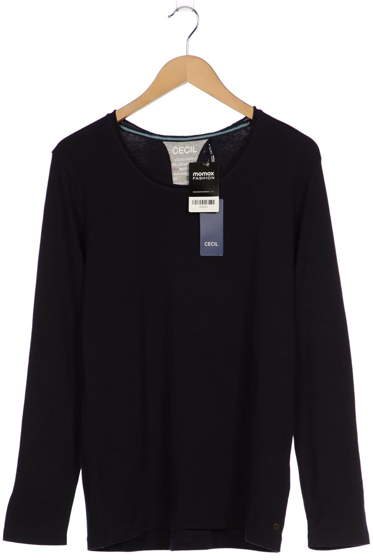 

Cecil Damen Langarmshirt, marineblau, Gr. 44