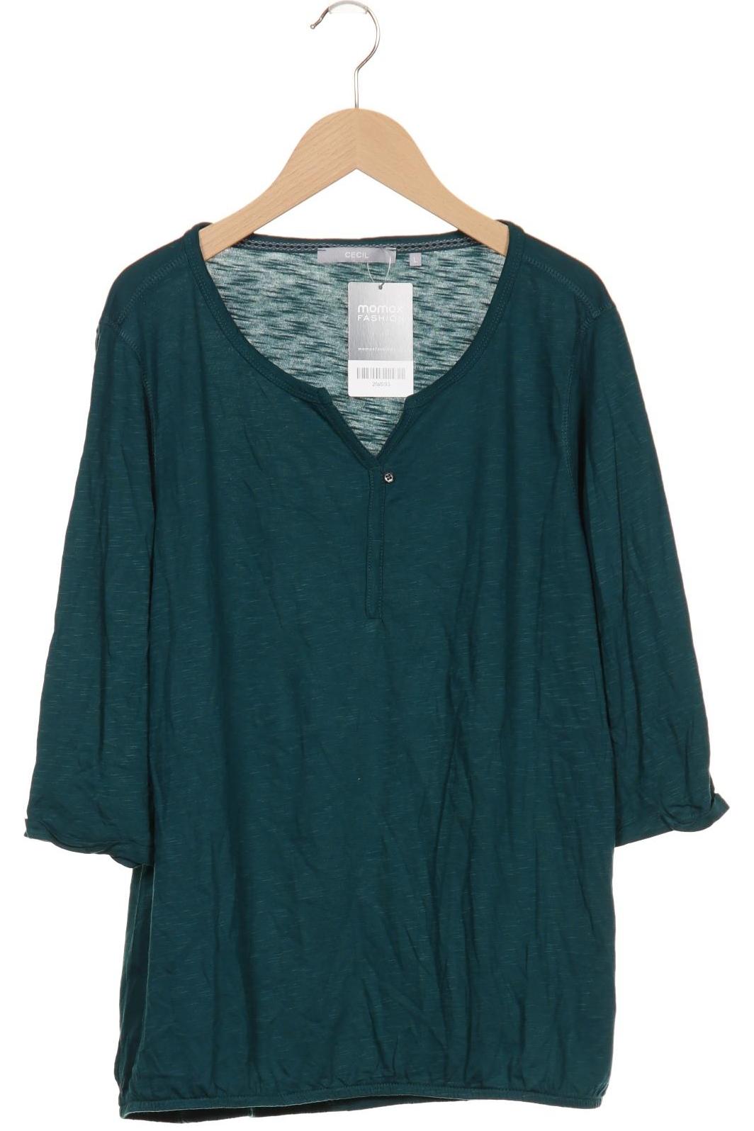 

Cecil Damen Langarmshirt, türkis, Gr. 42