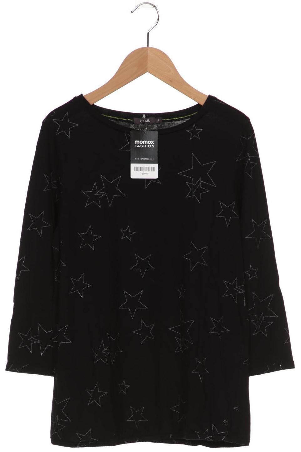 

CECIL Damen Langarmshirt, schwarz