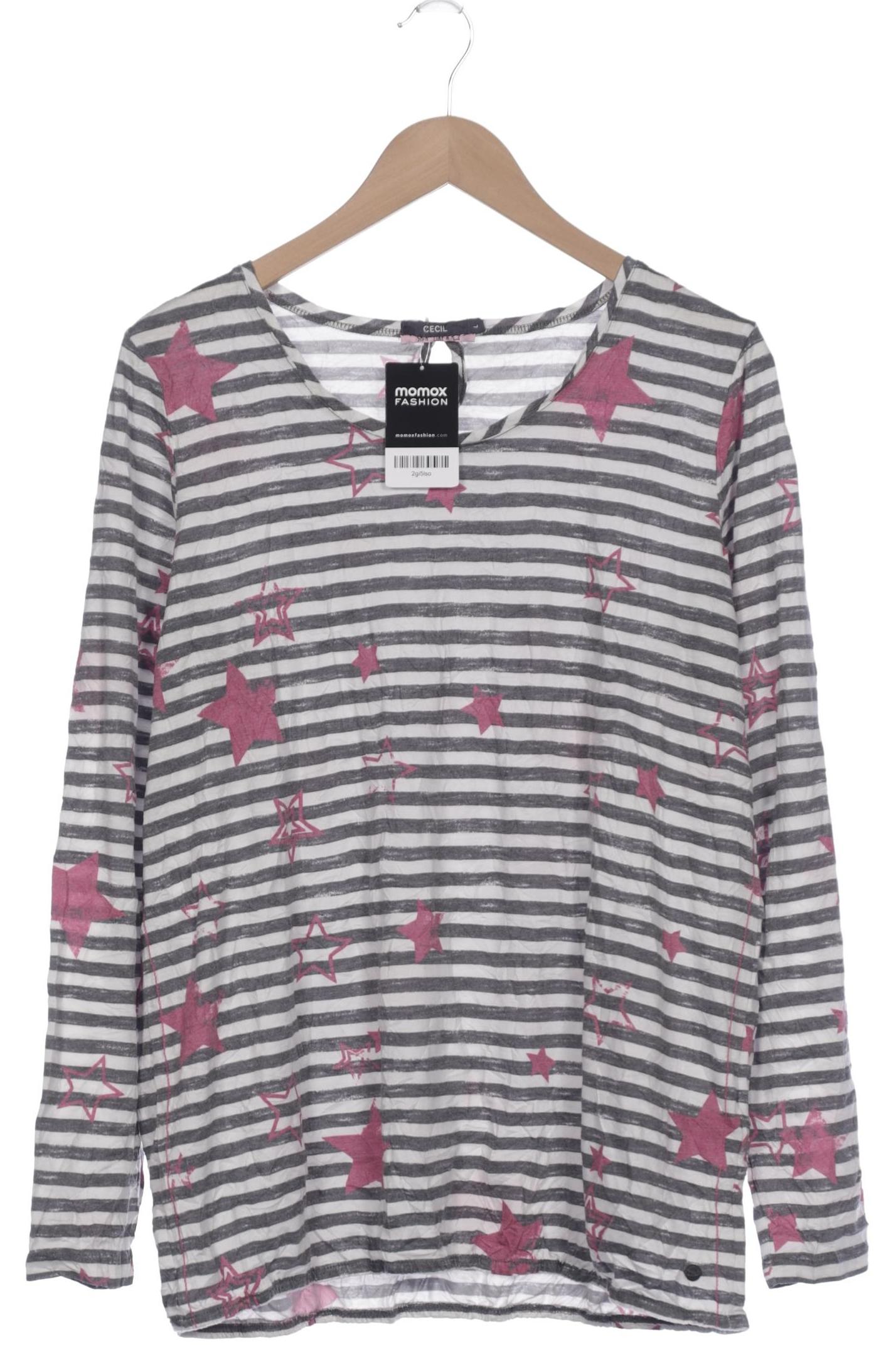 

Cecil Damen Langarmshirt, grau, Gr. 42