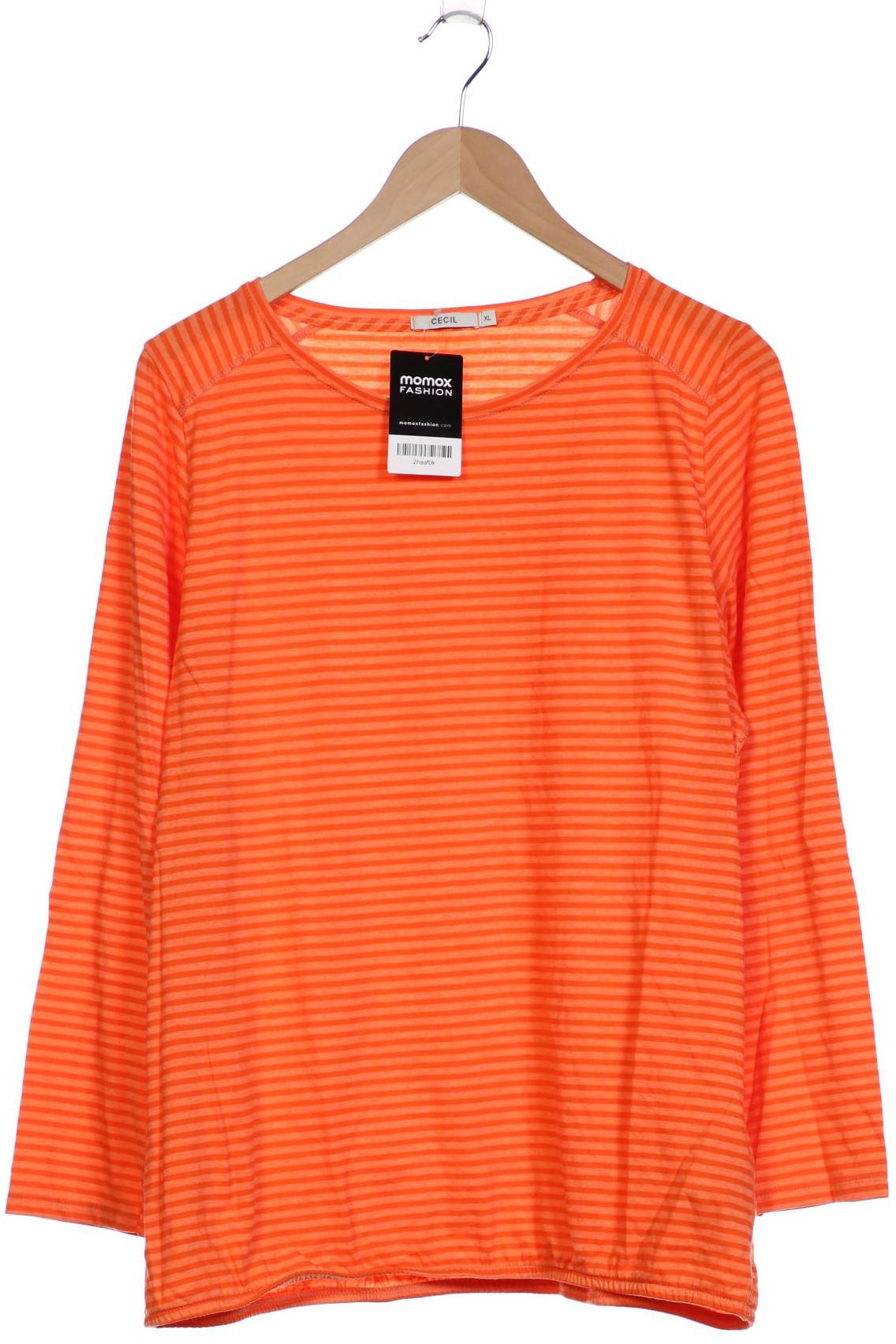 

Cecil Damen Langarmshirt, orange, Gr. 44