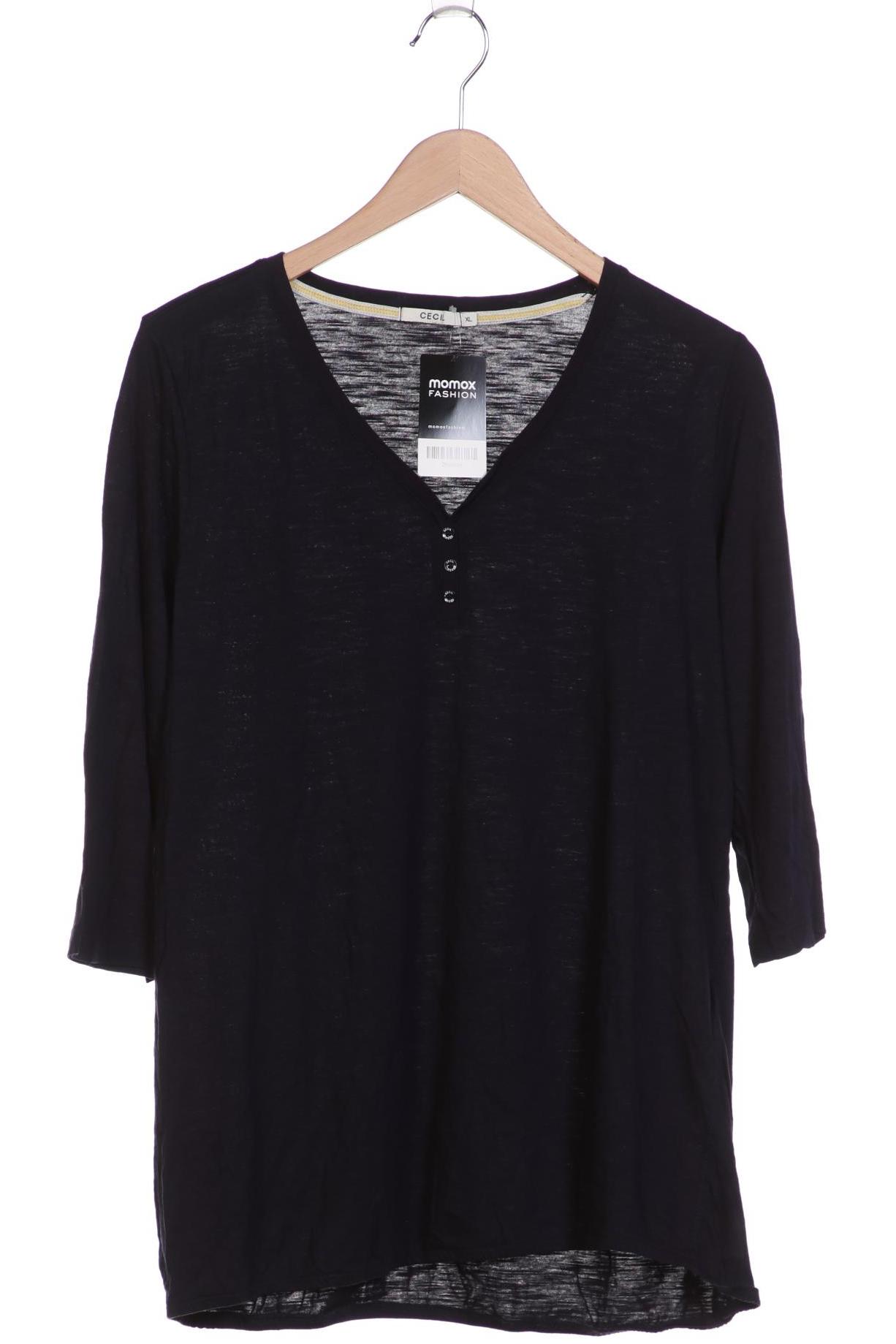 

Cecil Damen Langarmshirt, marineblau, Gr. 44