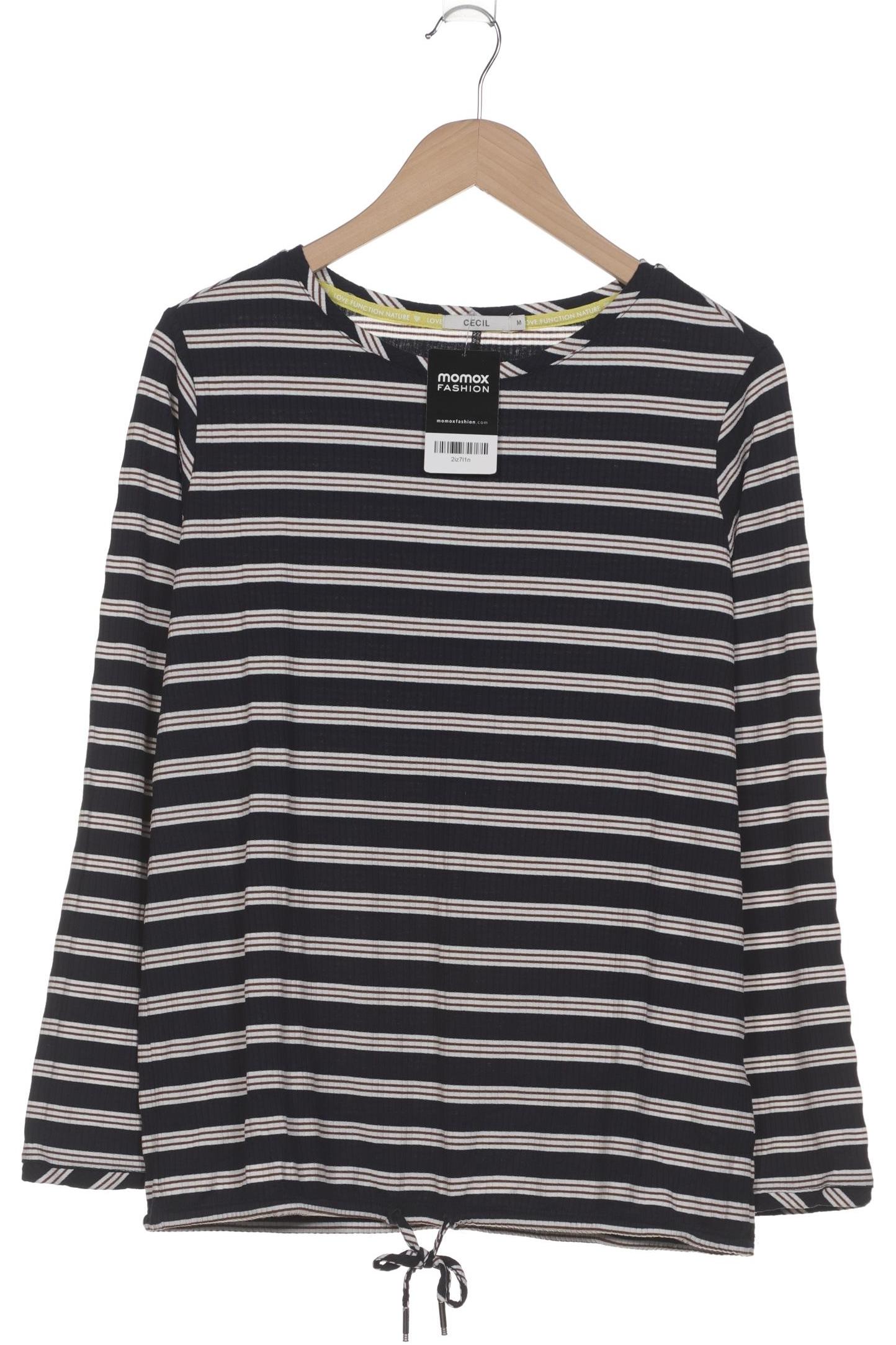 

Cecil Damen Langarmshirt, marineblau, Gr. 38