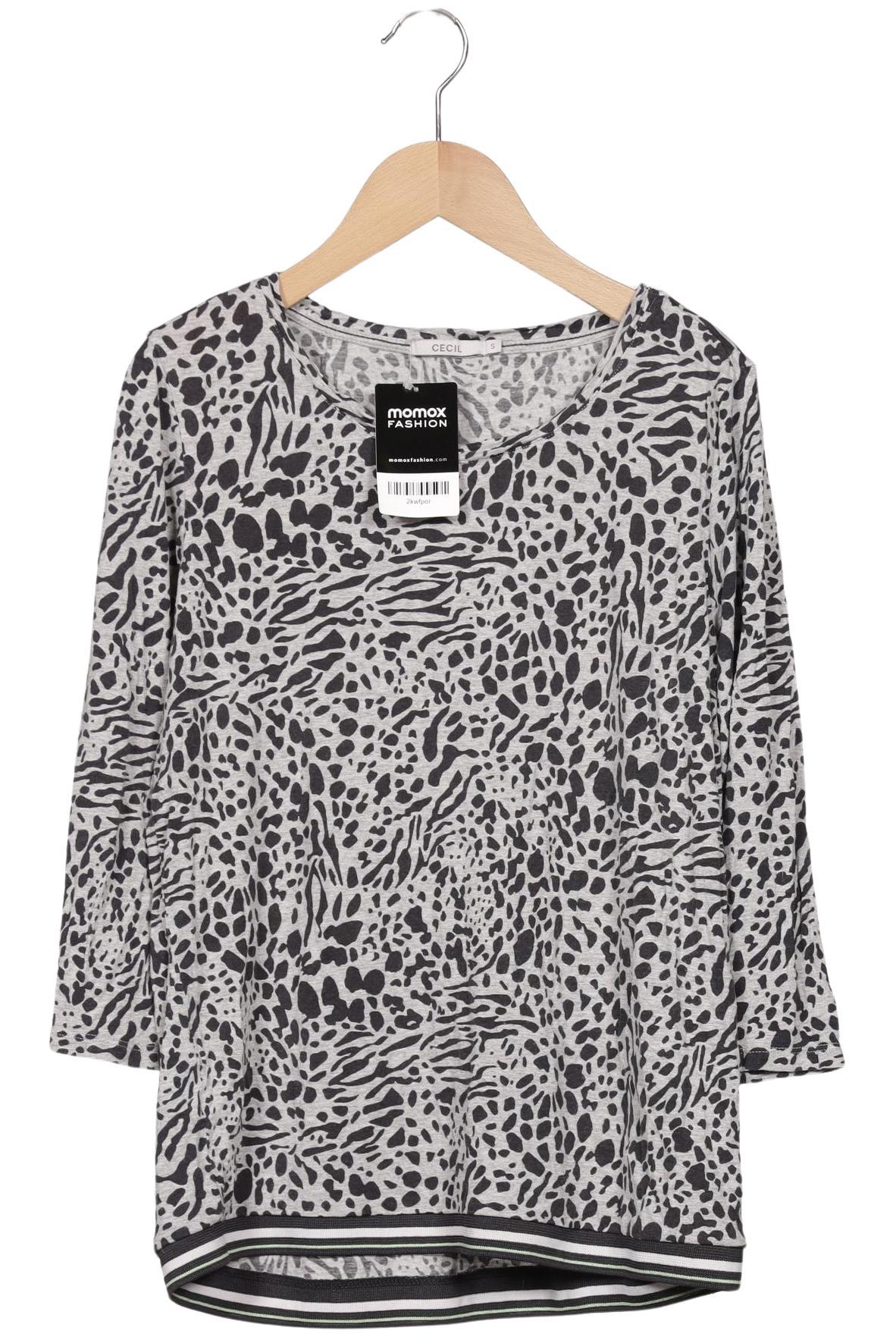 

Cecil Damen Langarmshirt, grau, Gr. 36