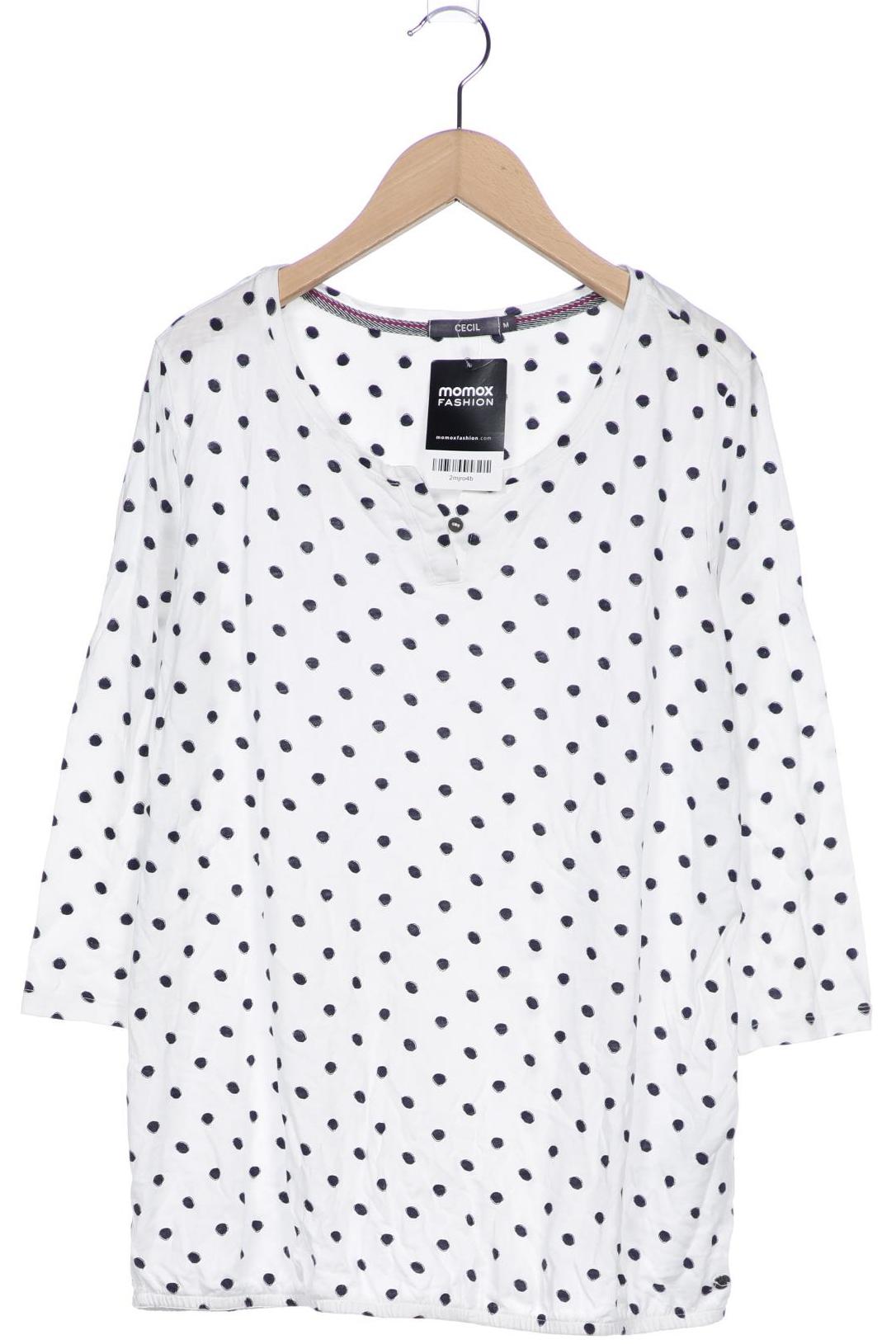 

Cecil Damen Langarmshirt, weiß, Gr. 38