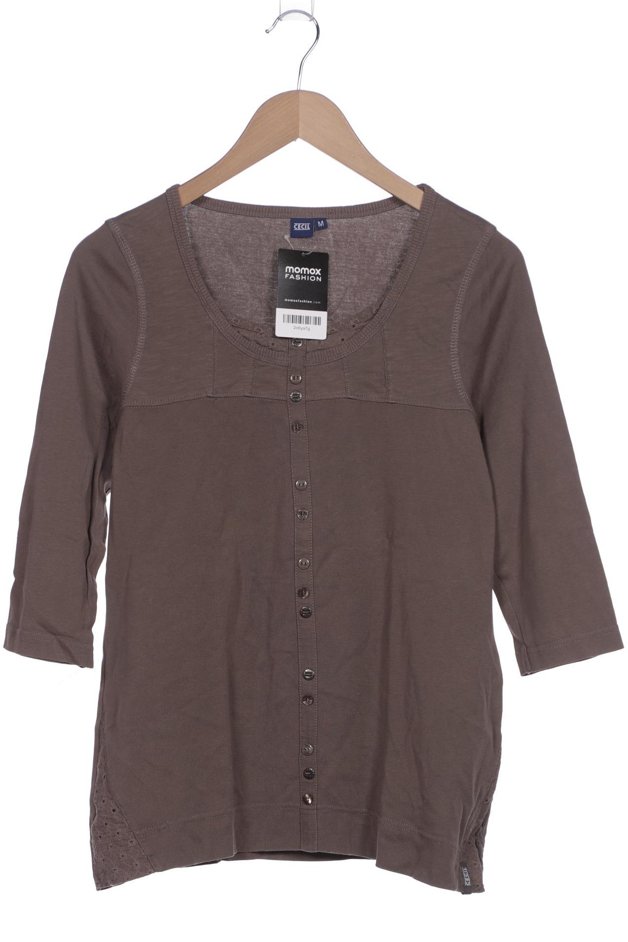 

Cecil Damen Langarmshirt, braun, Gr. 38