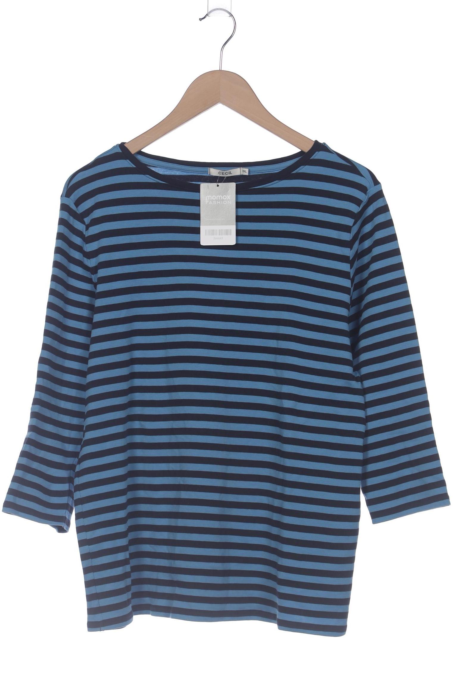 

Cecil Damen Langarmshirt, marineblau, Gr. 46