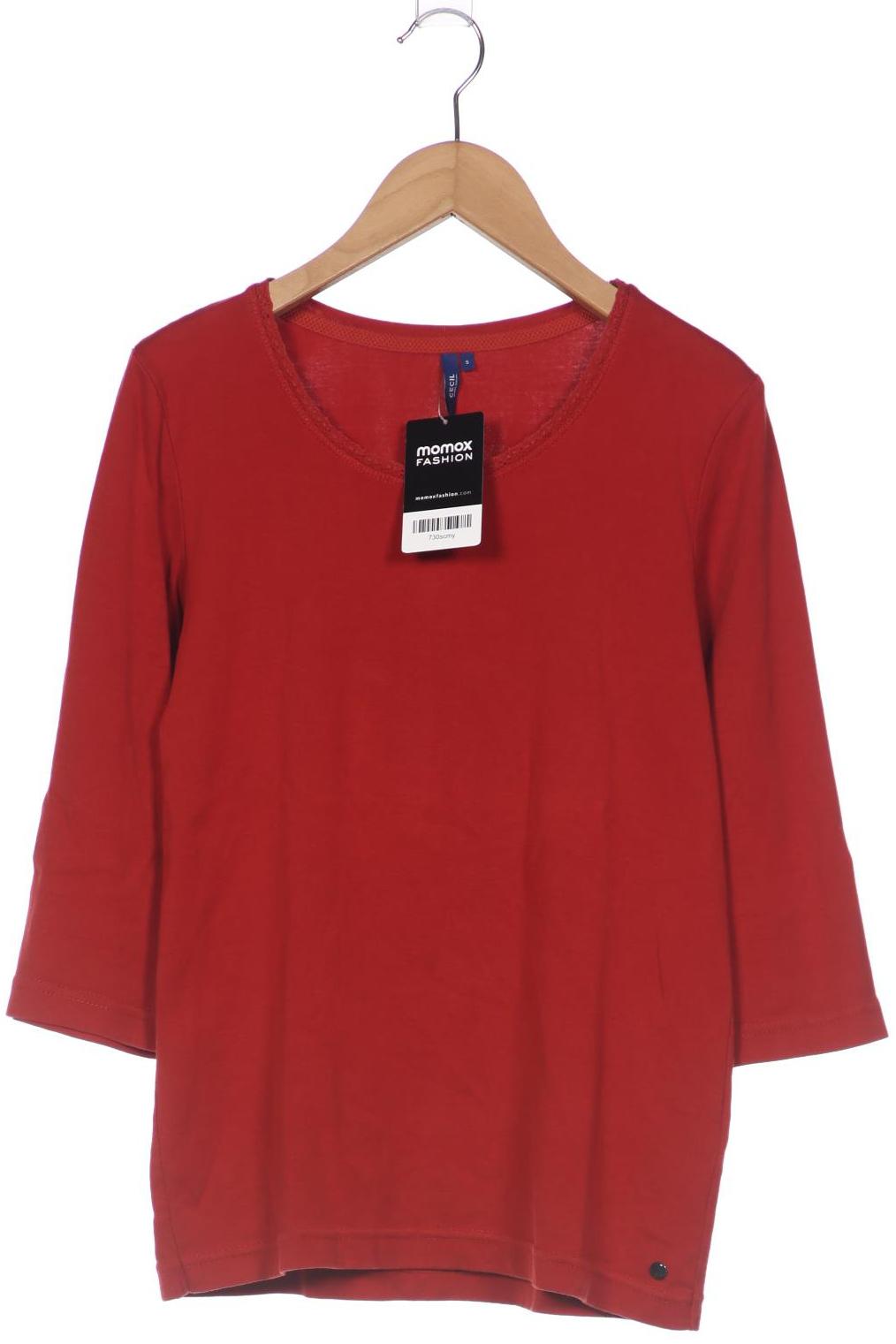 

Cecil Damen Langarmshirt, rot, Gr. 36