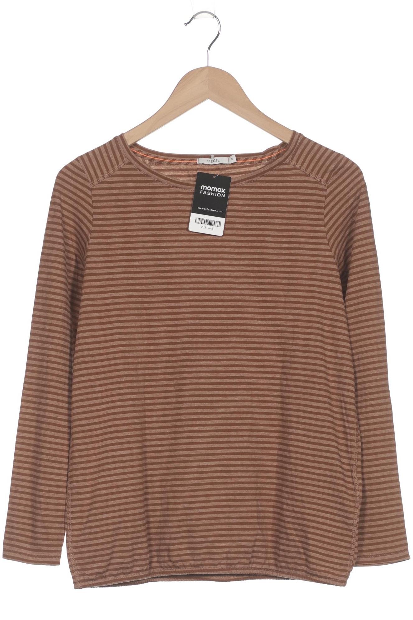 

Cecil Damen Langarmshirt, braun, Gr. 36