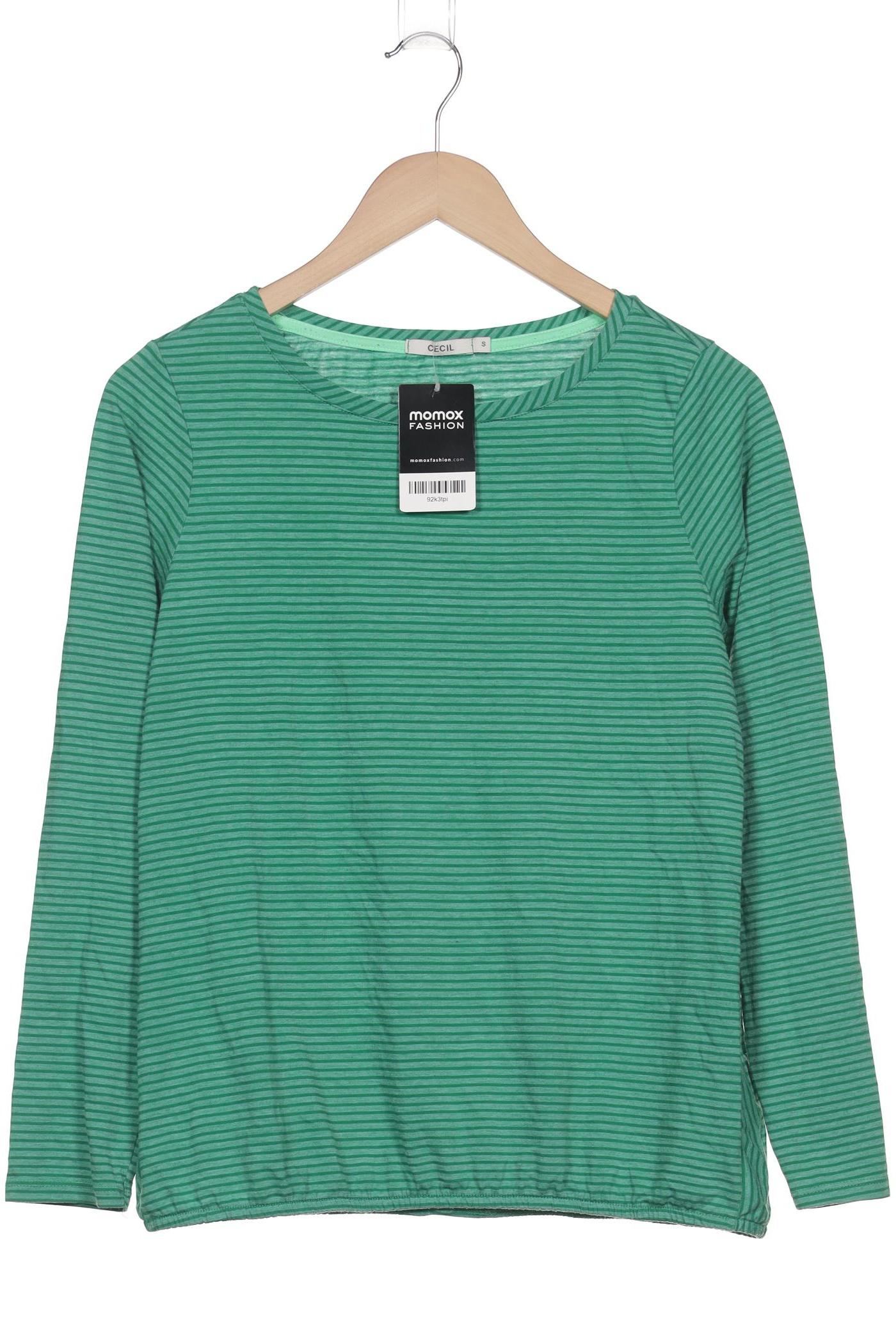 

Cecil Damen Langarmshirt, grün, Gr. 36