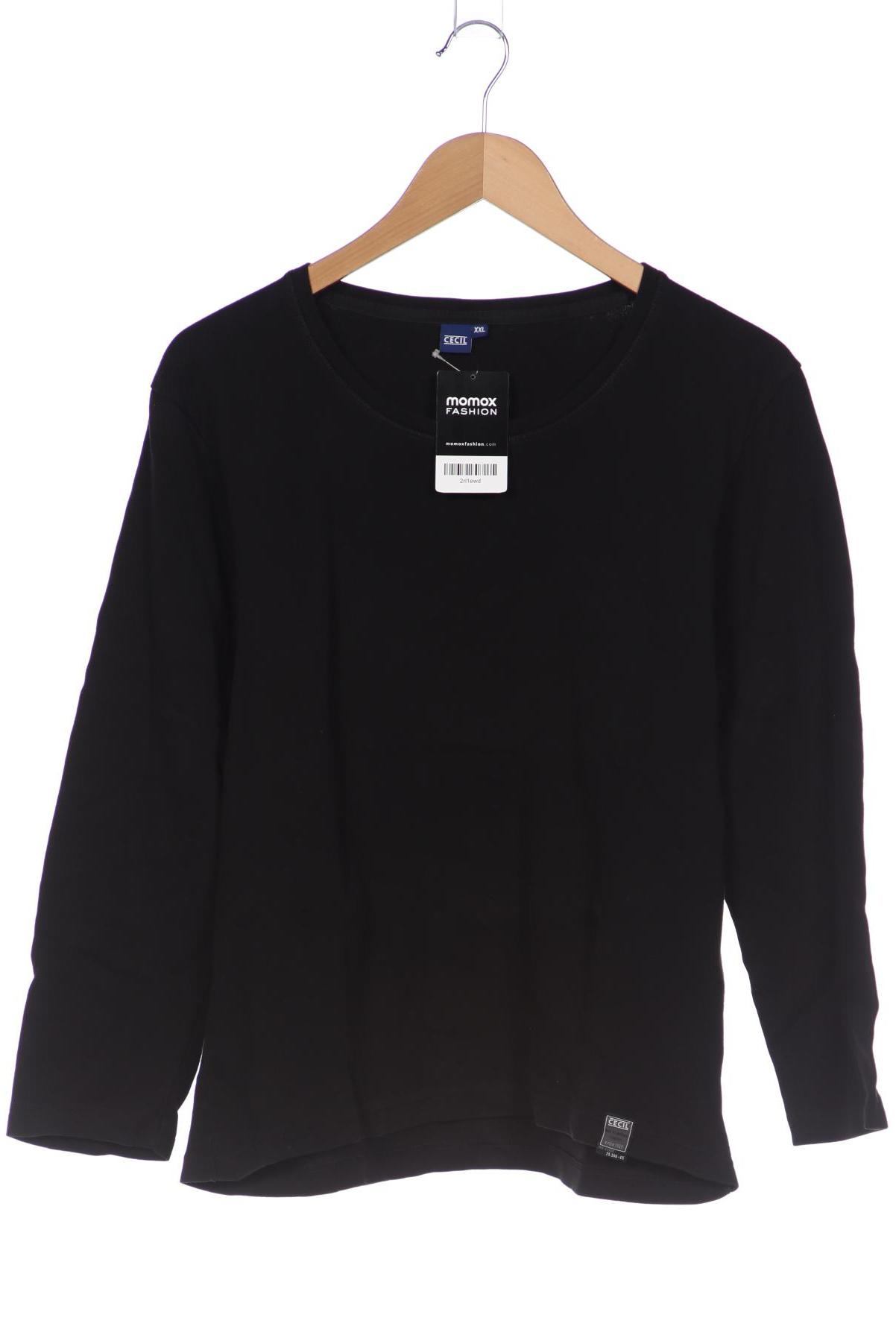 

CECIL Damen Langarmshirt, schwarz
