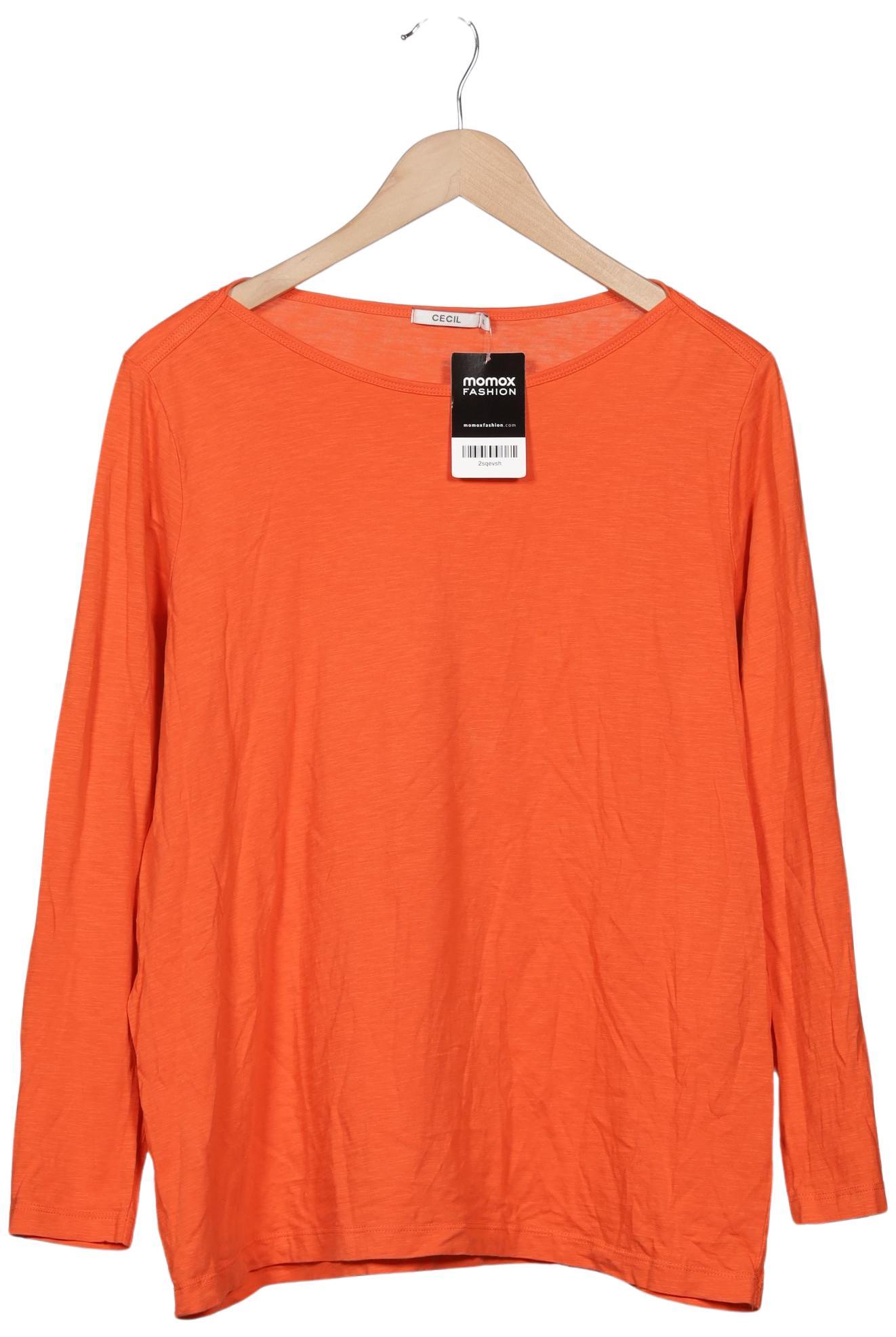 

Cecil Damen Langarmshirt, orange, Gr. 44