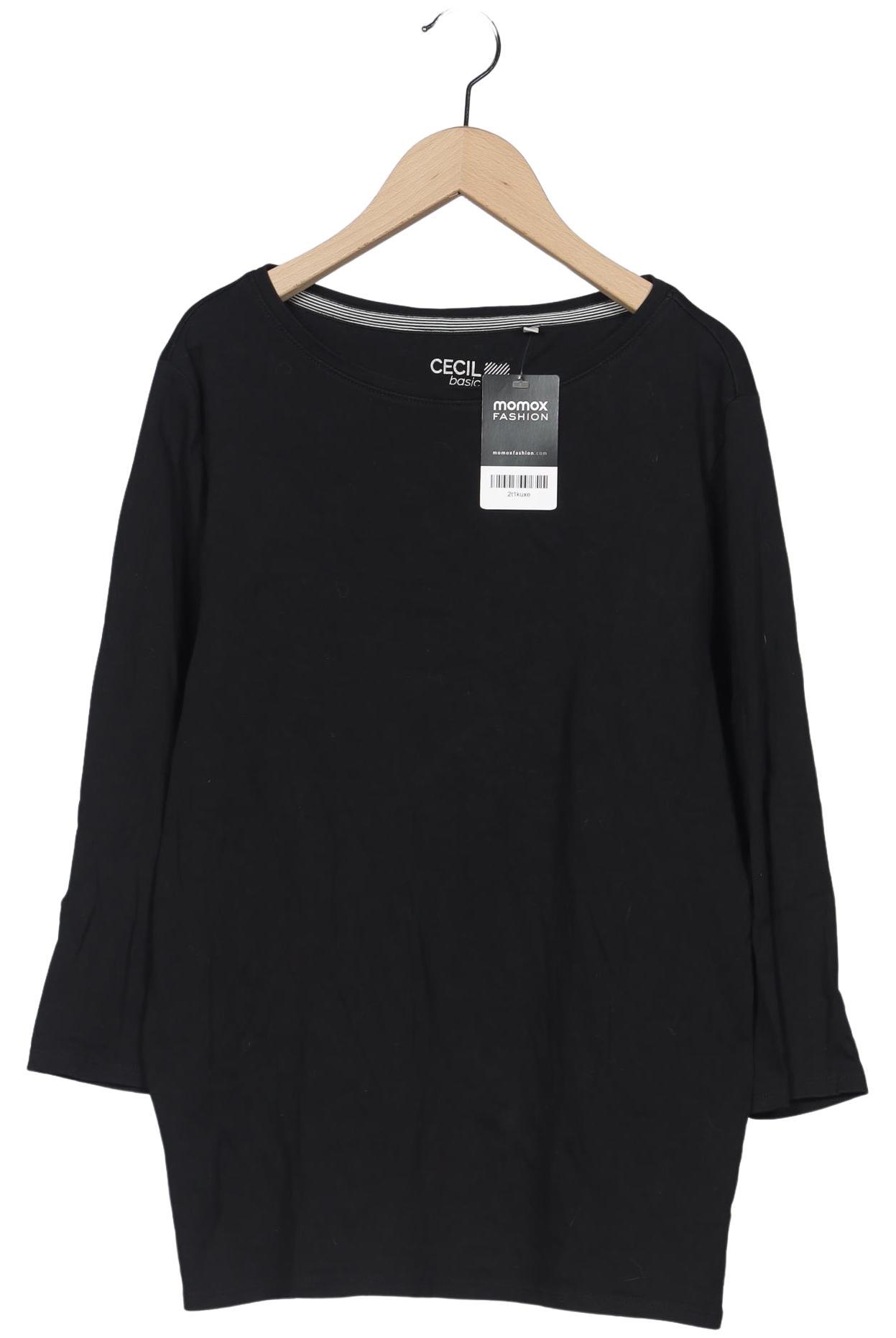 

Cecil Damen Langarmshirt, schwarz, Gr. 44