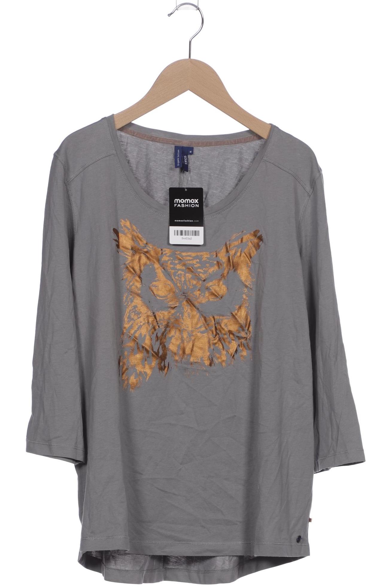 

Cecil Damen Langarmshirt, grau, Gr. 38