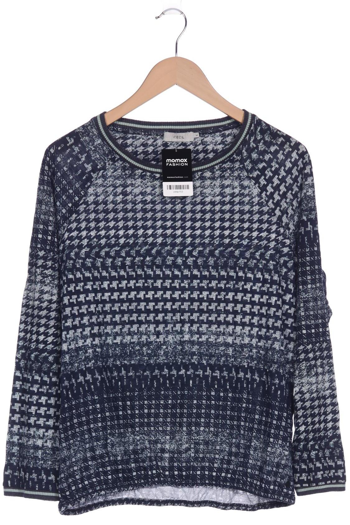 

Cecil Damen Langarmshirt, marineblau, Gr. 42