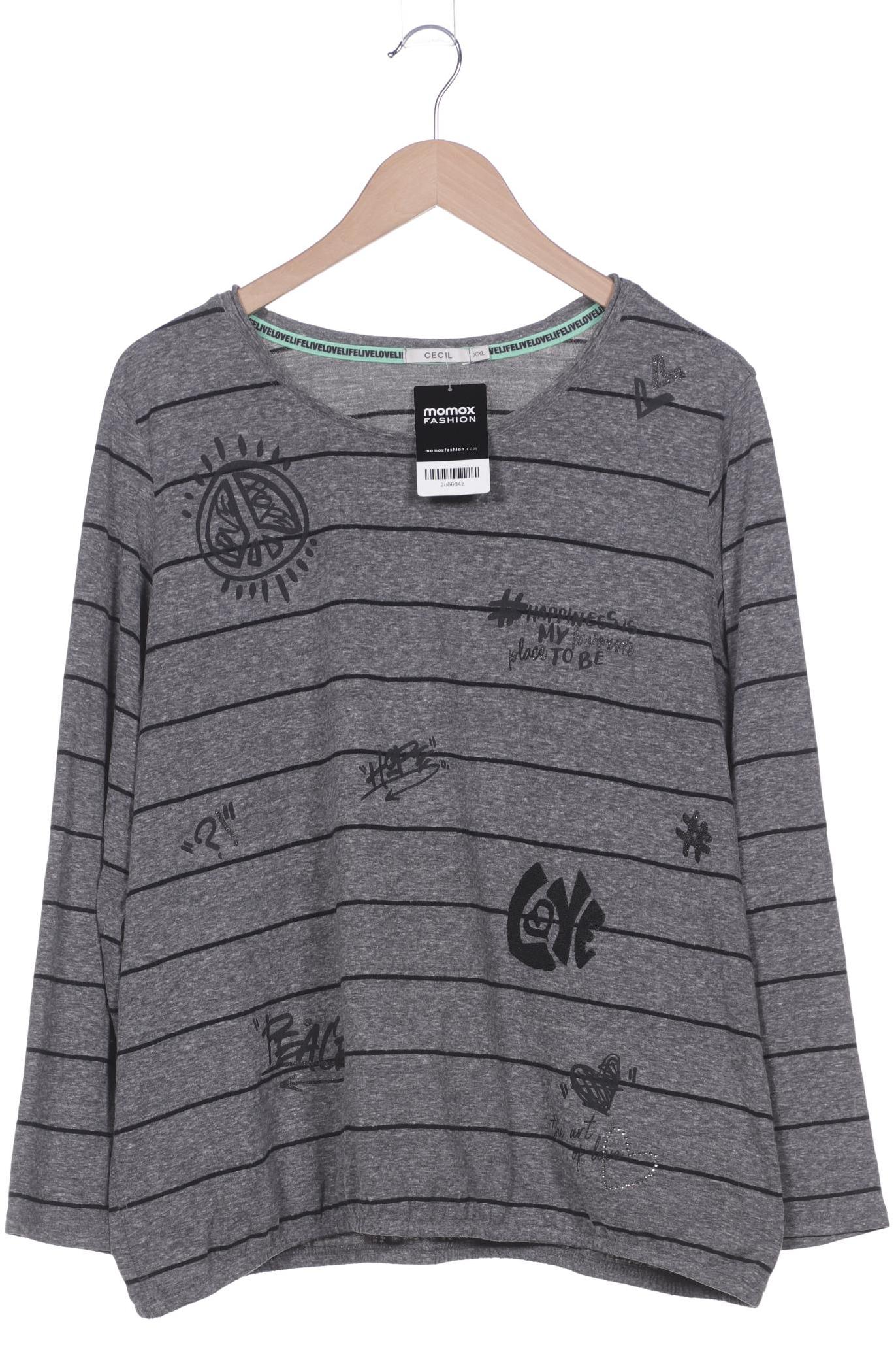 

CECIL Damen Langarmshirt, grau