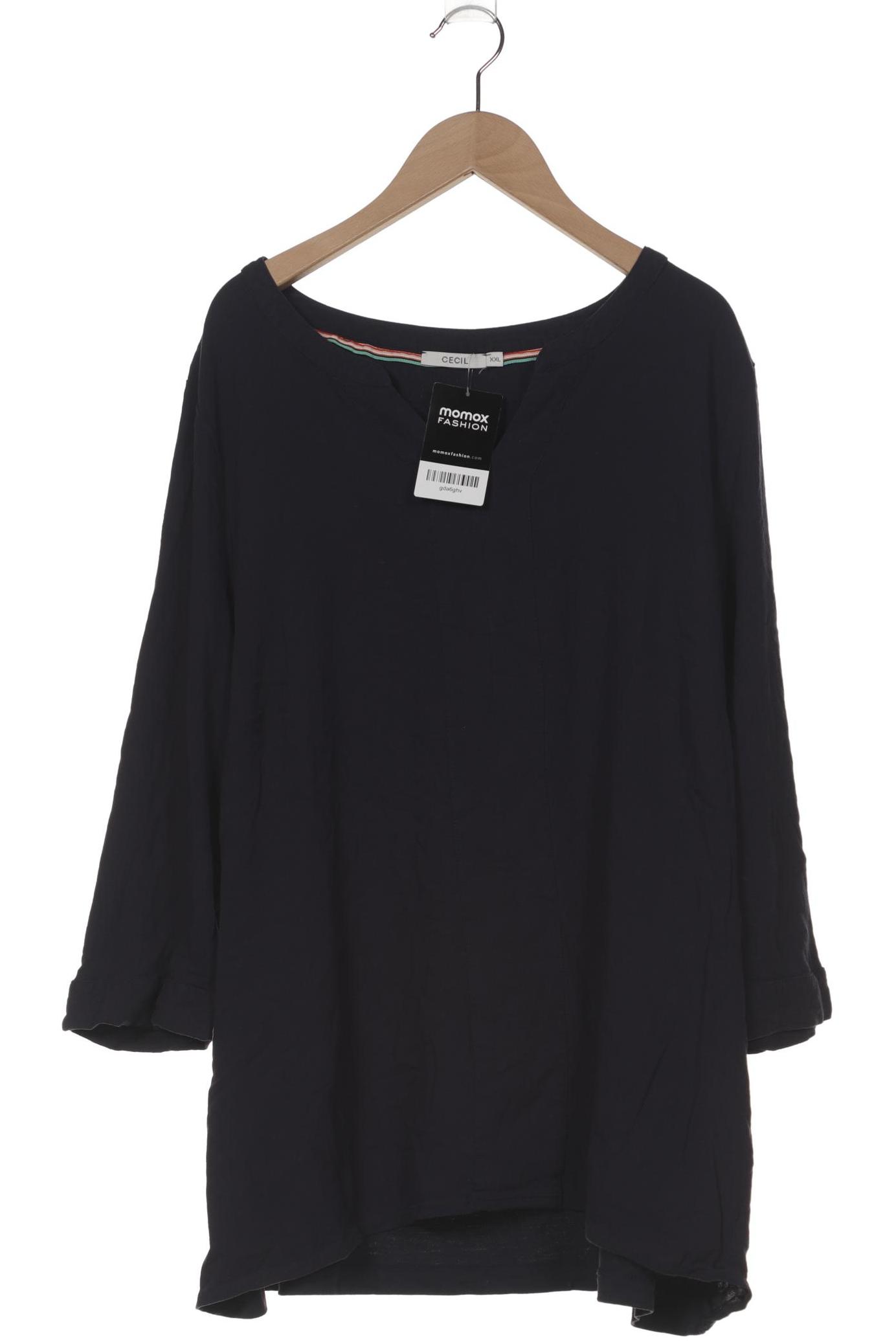 

Cecil Damen Langarmshirt, marineblau, Gr. 46