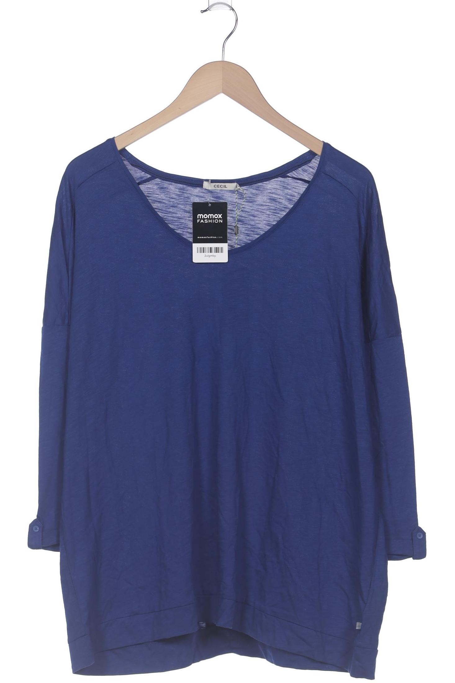 

Cecil Damen Langarmshirt, blau, Gr. 46