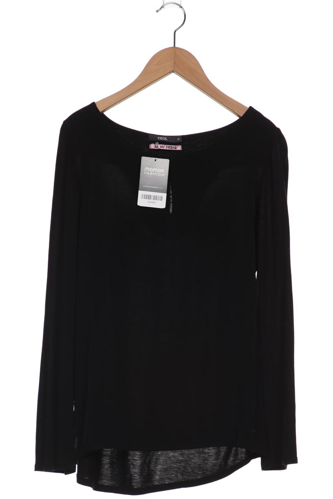 

CECIL Damen Langarmshirt, schwarz