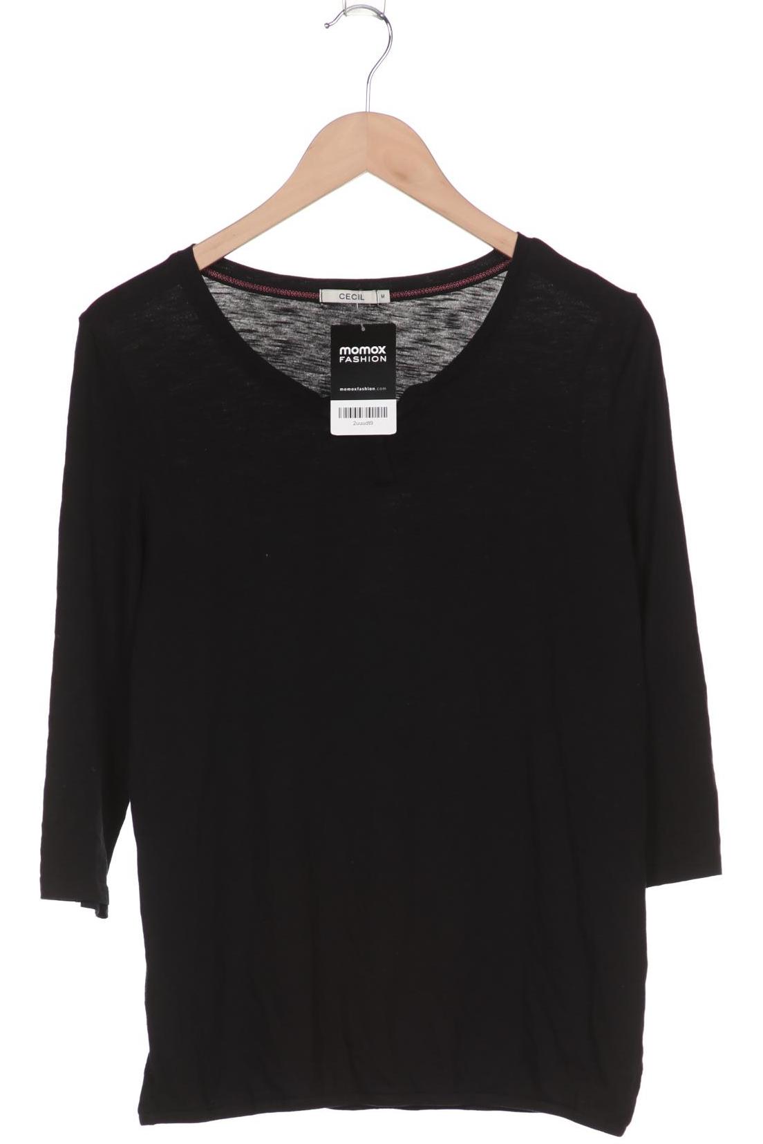 

Cecil Damen Langarmshirt, schwarz, Gr. 38