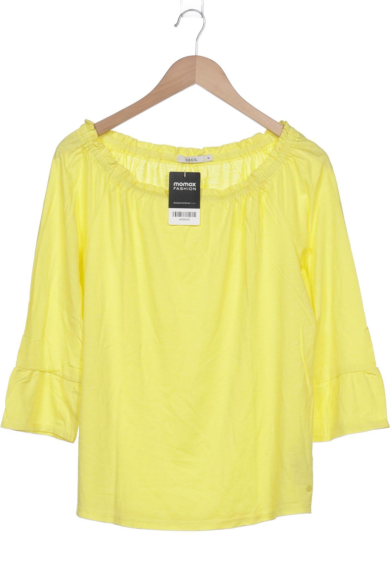 

Cecil Damen Langarmshirt, gelb, Gr. 38
