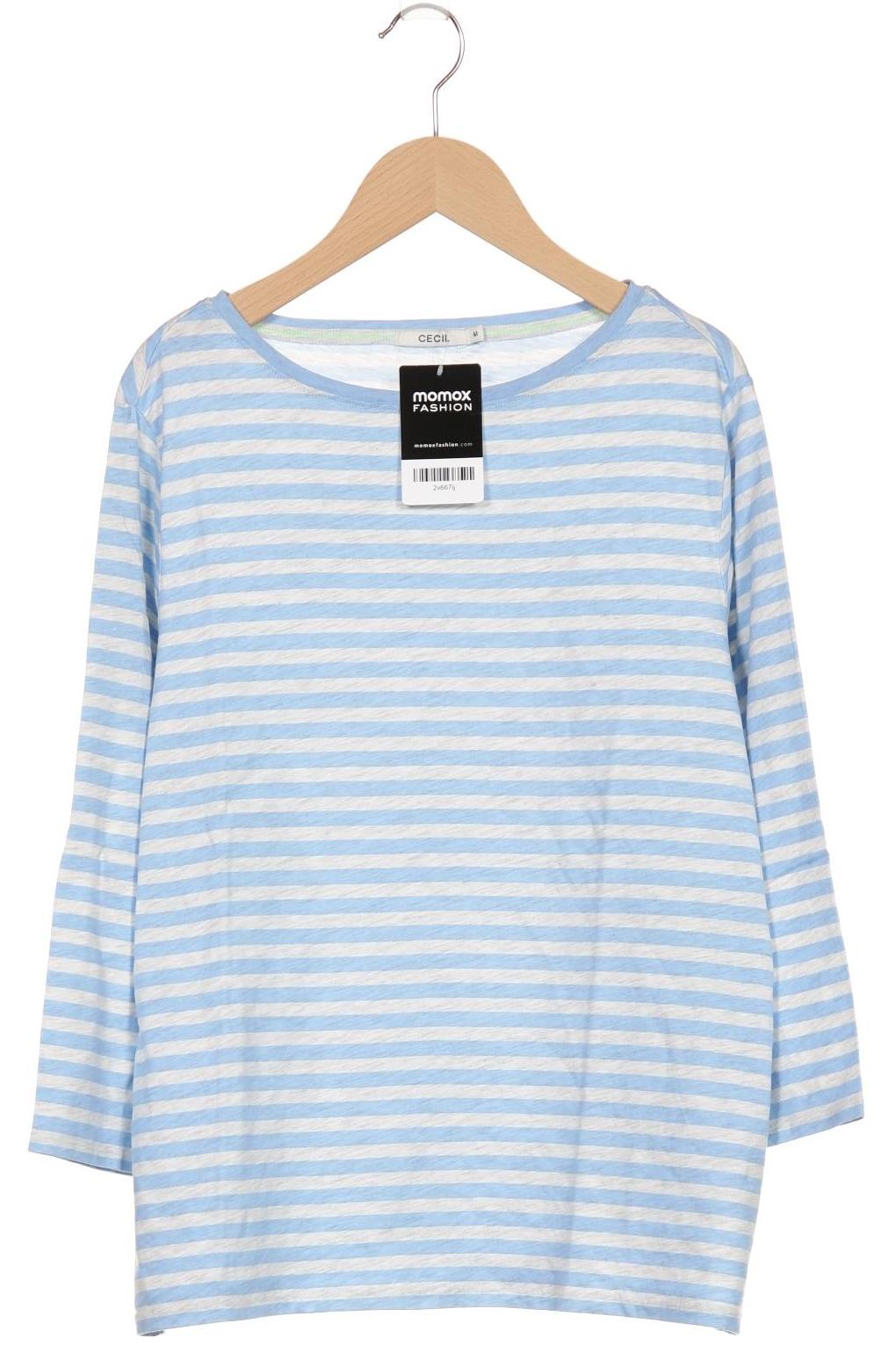 

Cecil Damen Langarmshirt, blau, Gr. 38