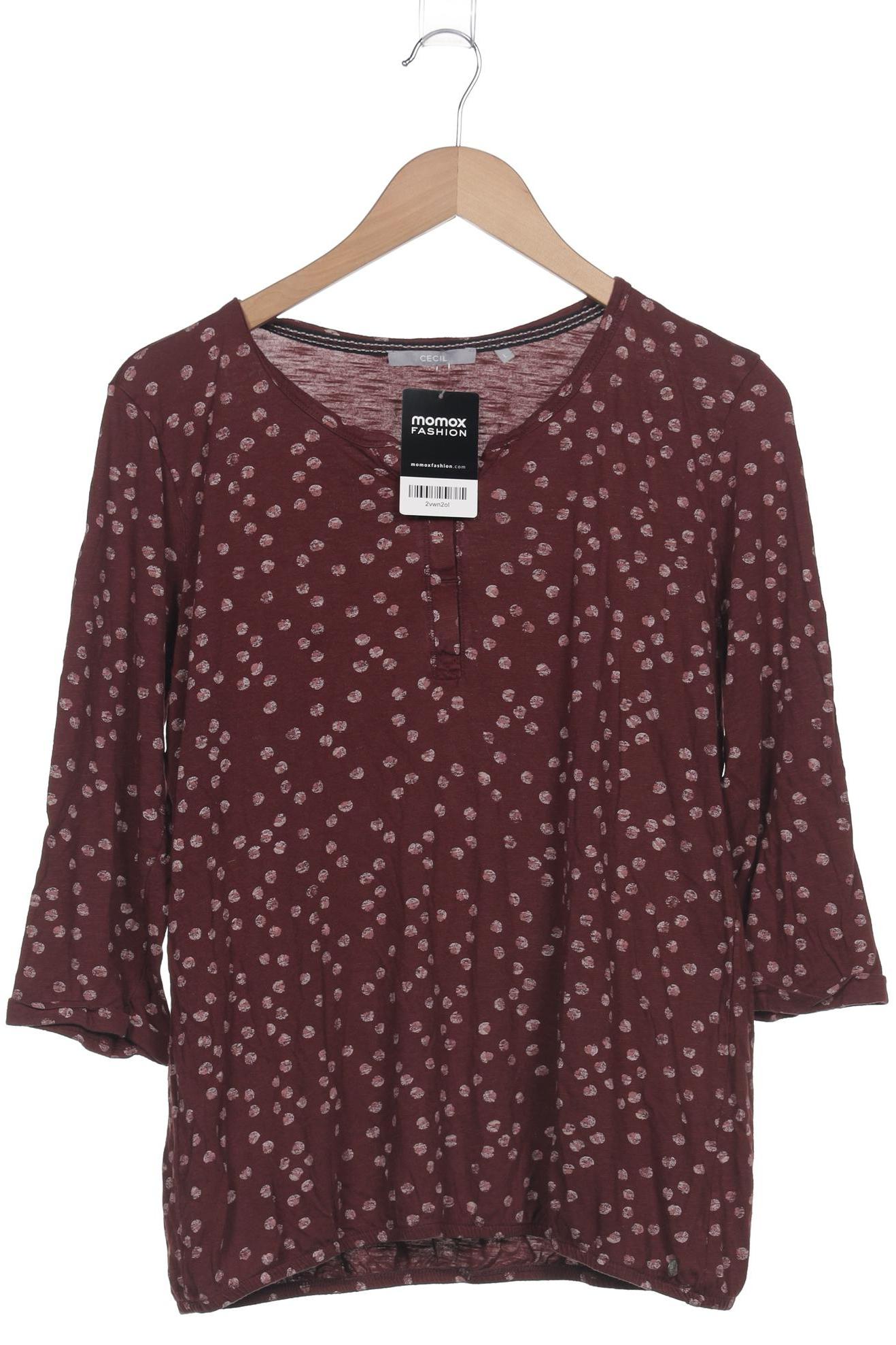 

Cecil Damen Langarmshirt, bordeaux, Gr. 42