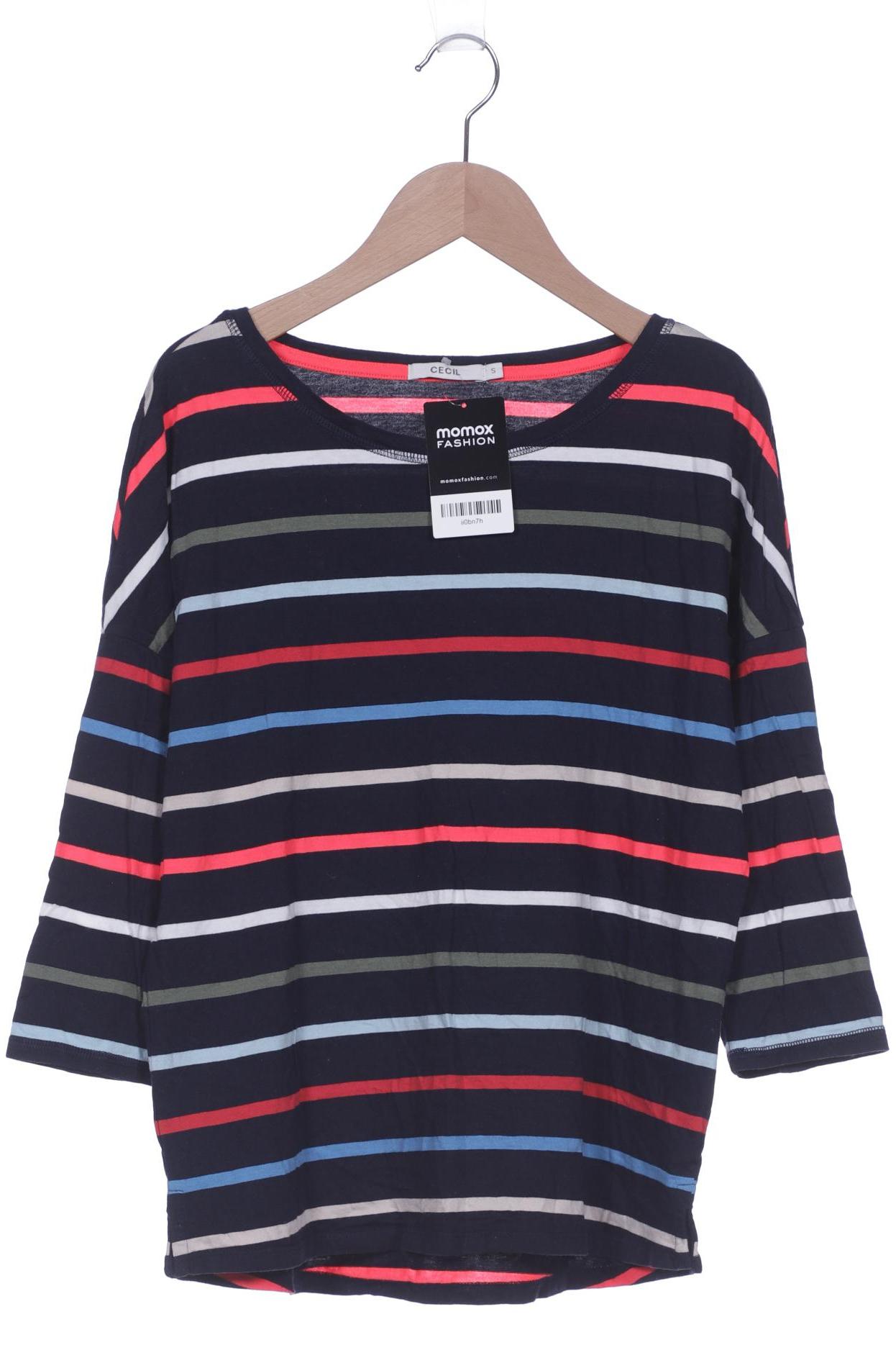 

Cecil Damen Langarmshirt, marineblau, Gr. 36