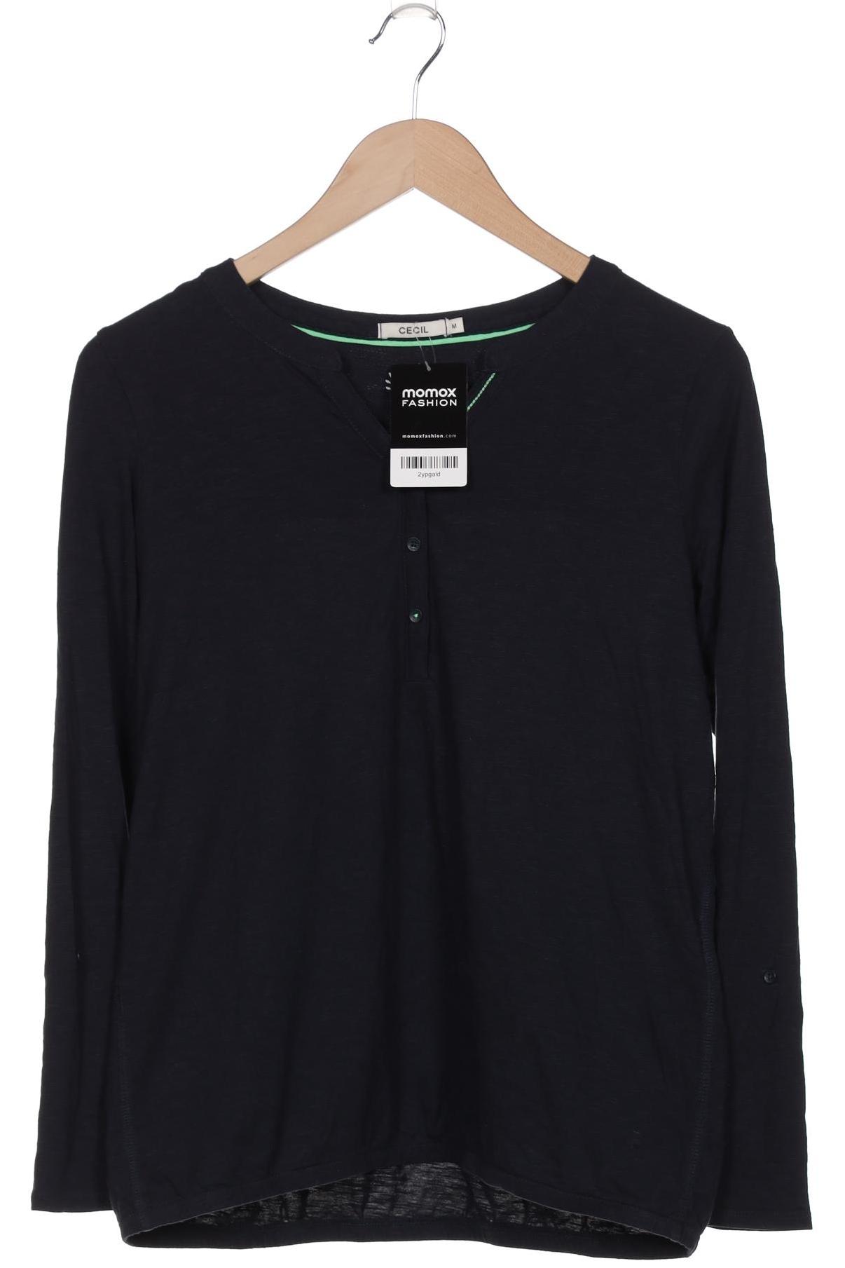 

Cecil Damen Langarmshirt, marineblau, Gr. 38