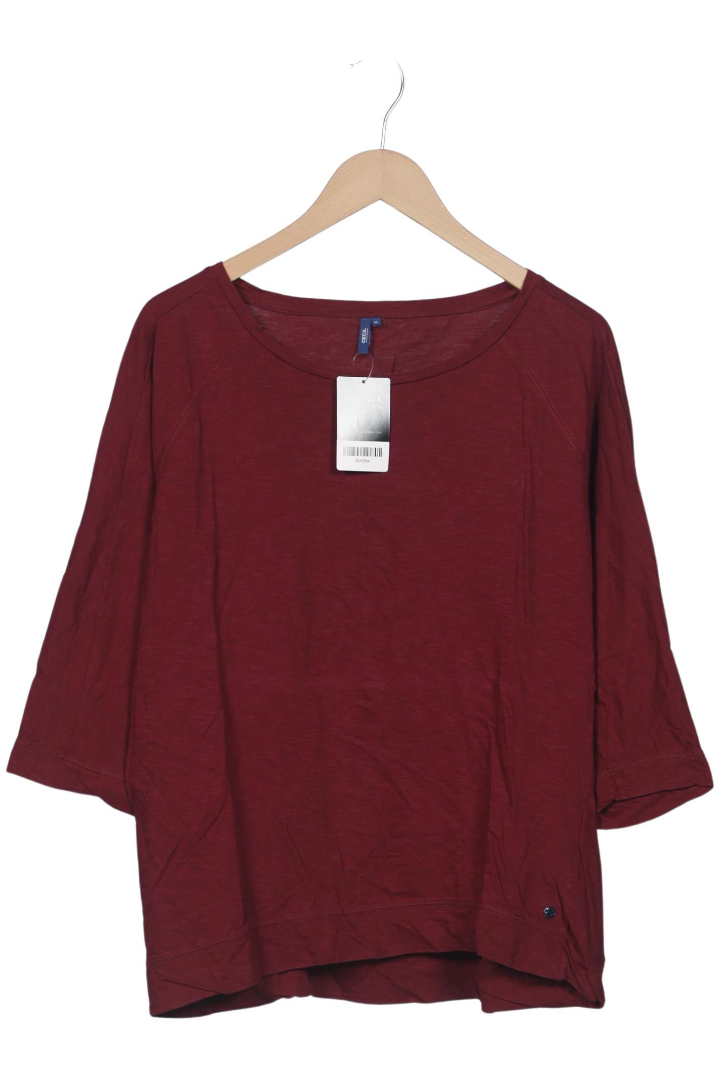 

Cecil Damen Langarmshirt, bordeaux, Gr. 44