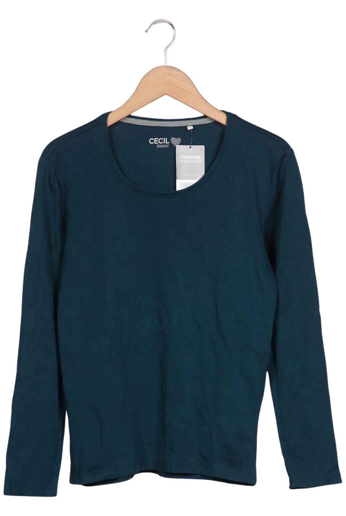 

Cecil Damen Langarmshirt, türkis, Gr. 42