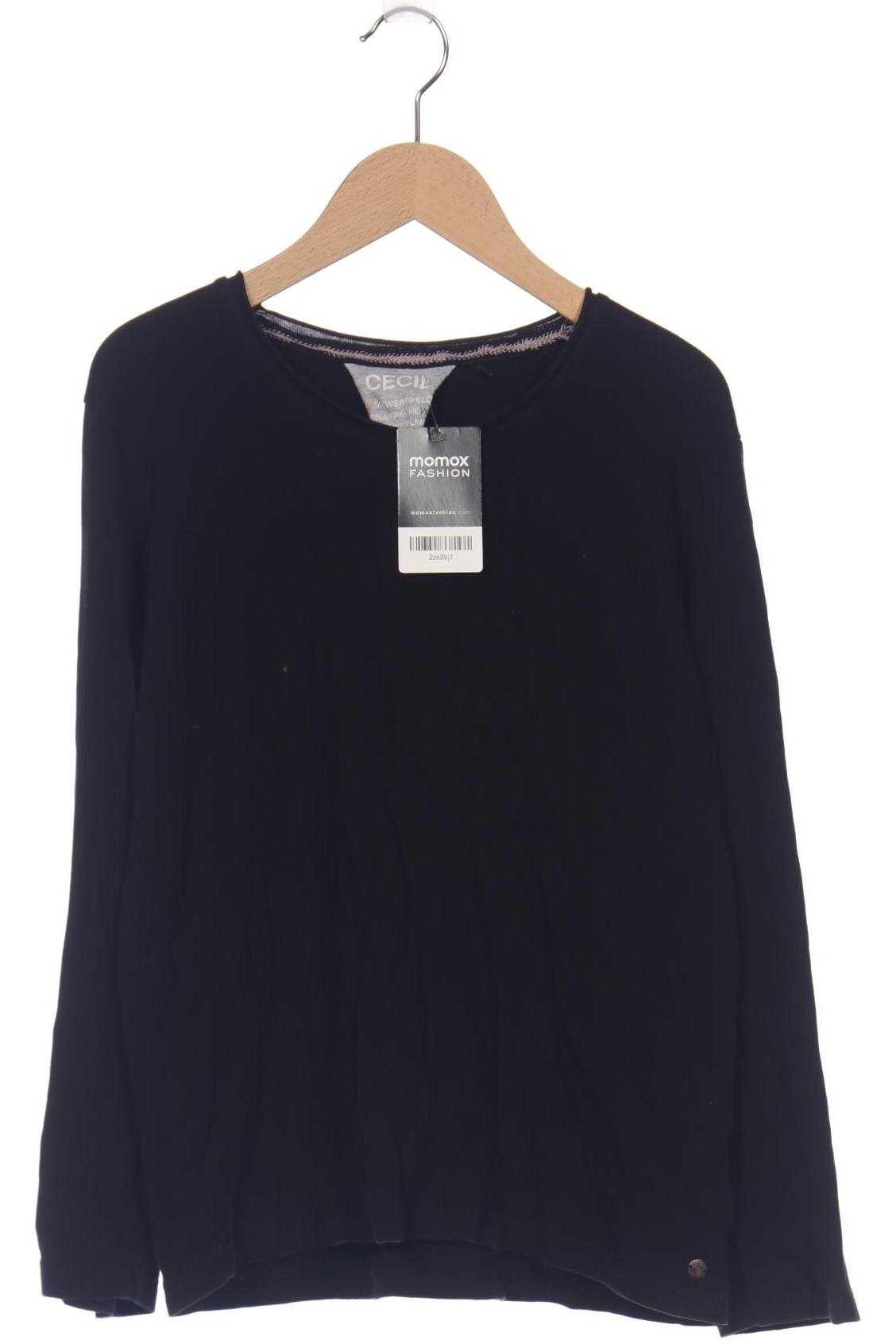 

Cecil Damen Langarmshirt, schwarz, Gr. 42