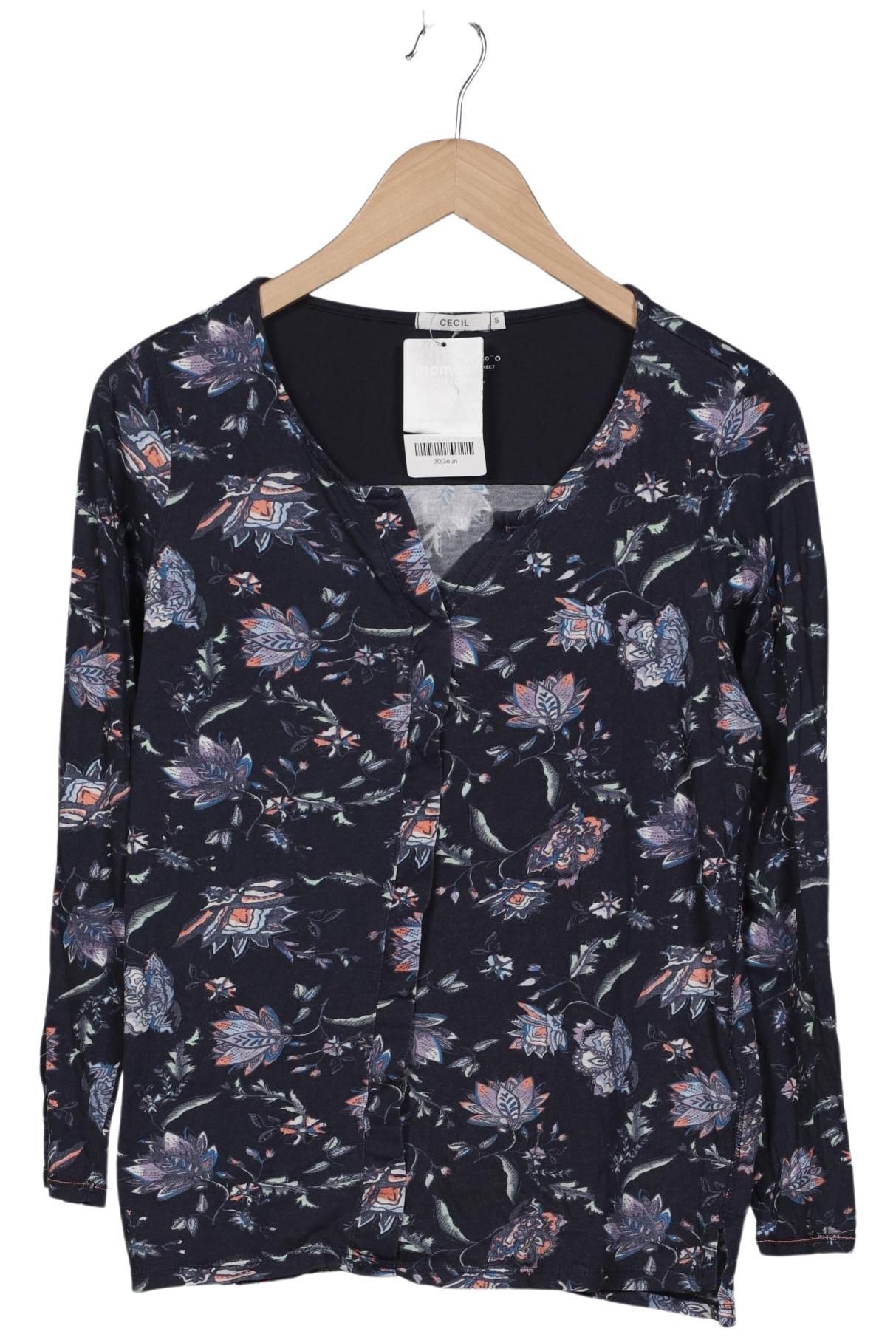 

Cecil Damen Langarmshirt, marineblau, Gr. 36