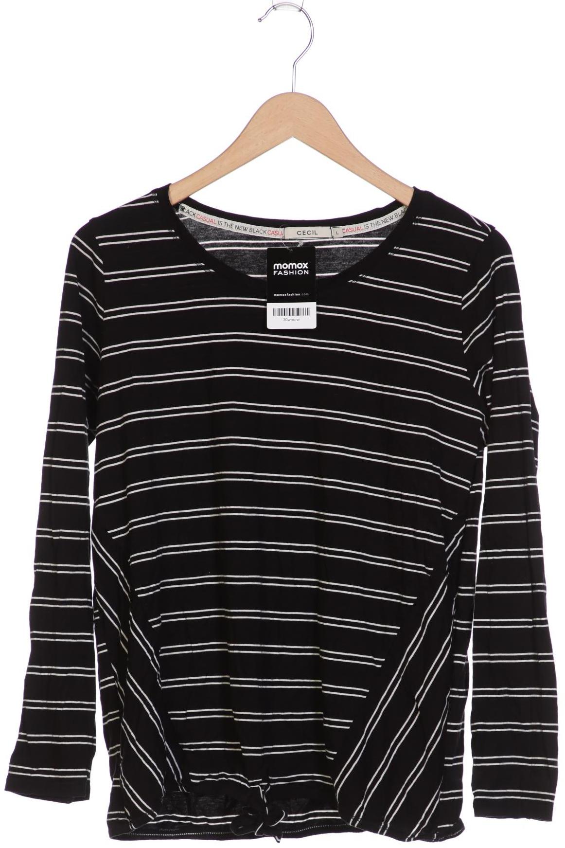 

CECIL Damen Langarmshirt, schwarz