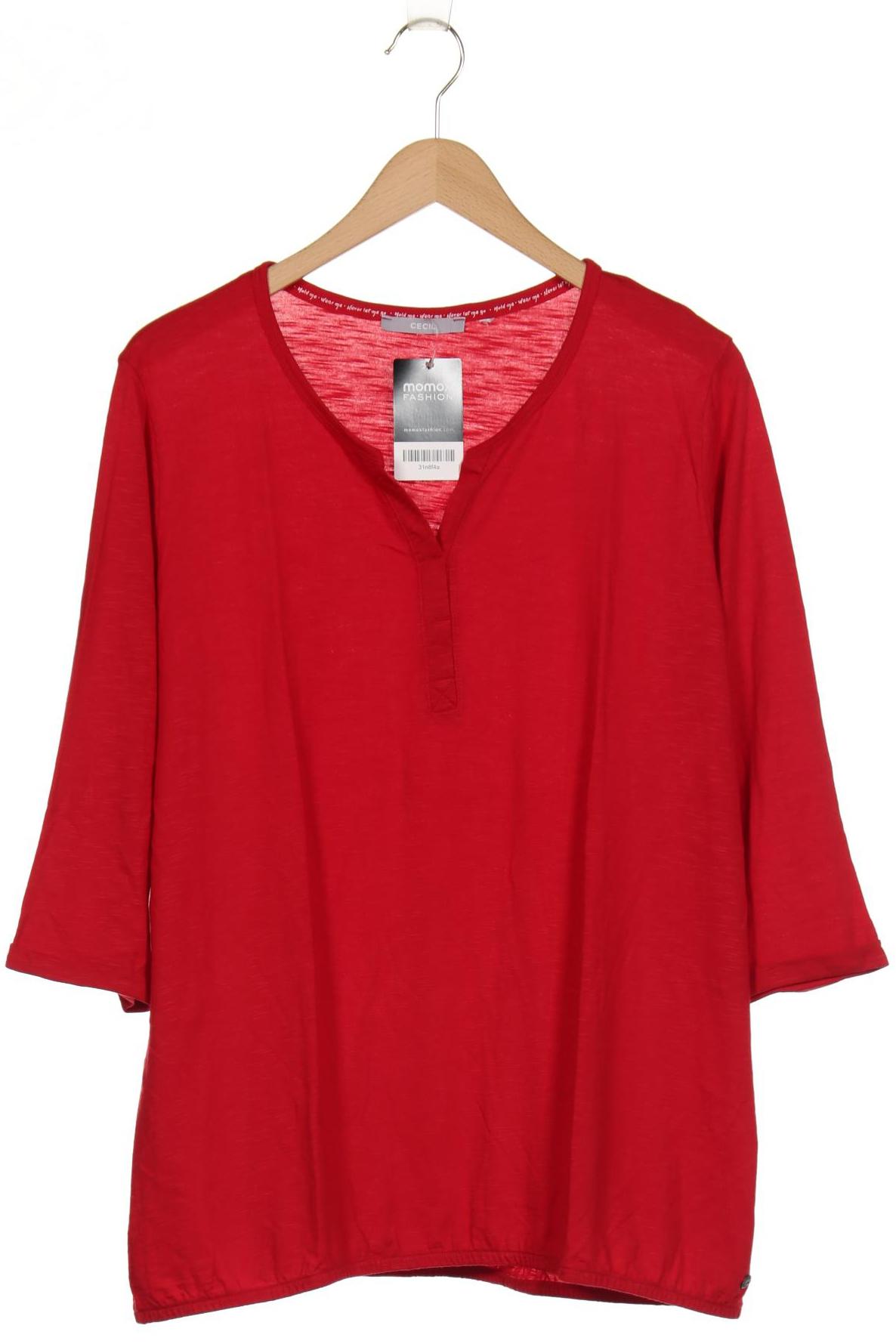 

Cecil Damen Langarmshirt, rot, Gr. 48