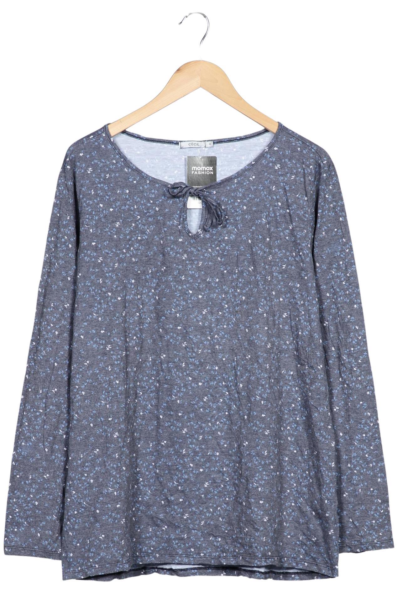 

Cecil Damen Langarmshirt, blau, Gr. 44